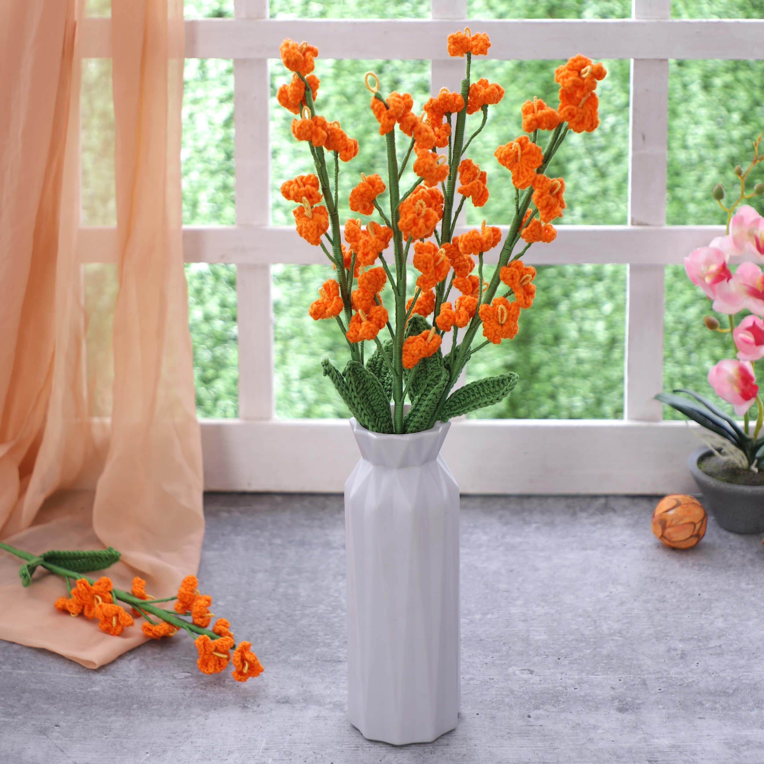 Forget me not - Handcrafted Crochet Flowers