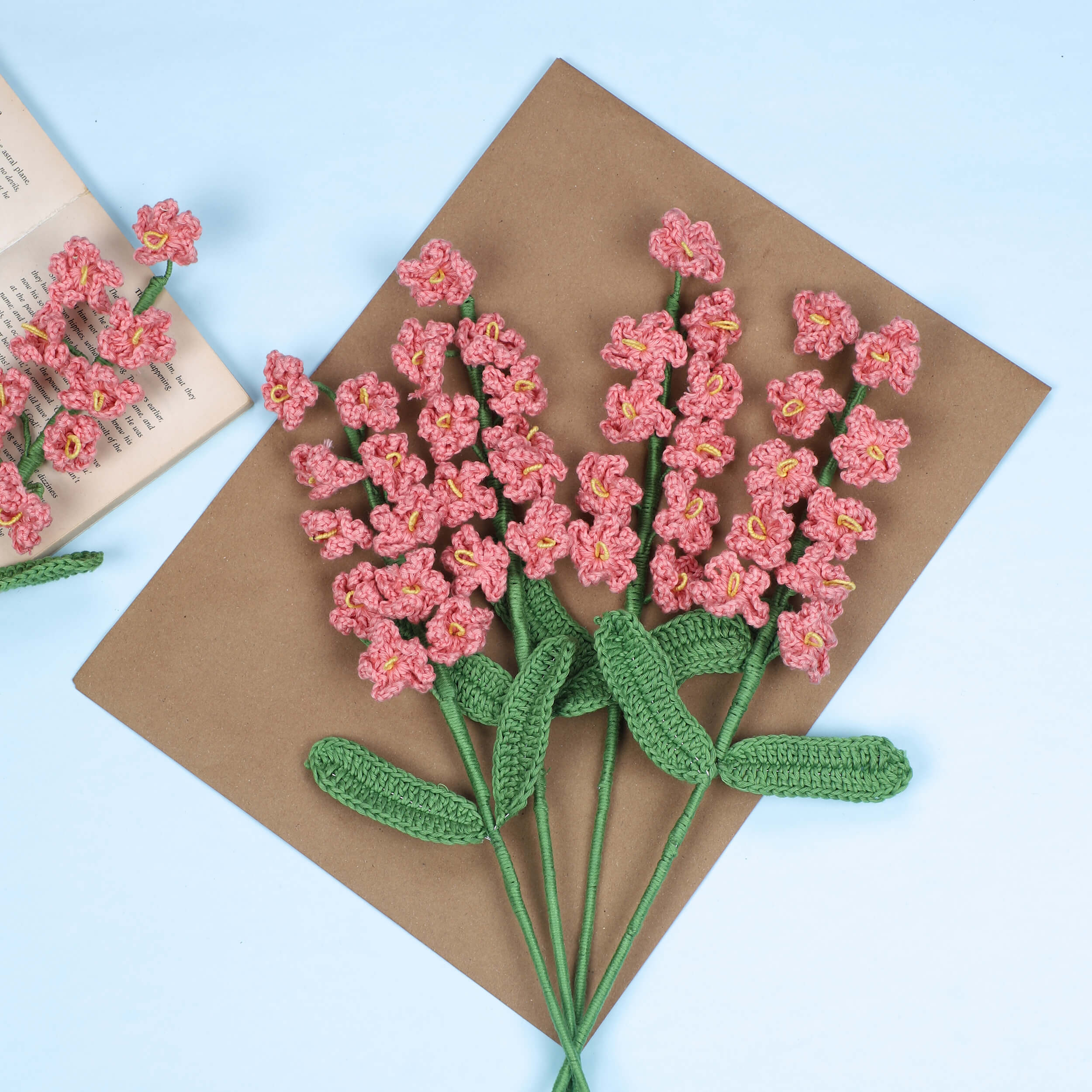 Forget me not - Handcrafted Crochet Flowers