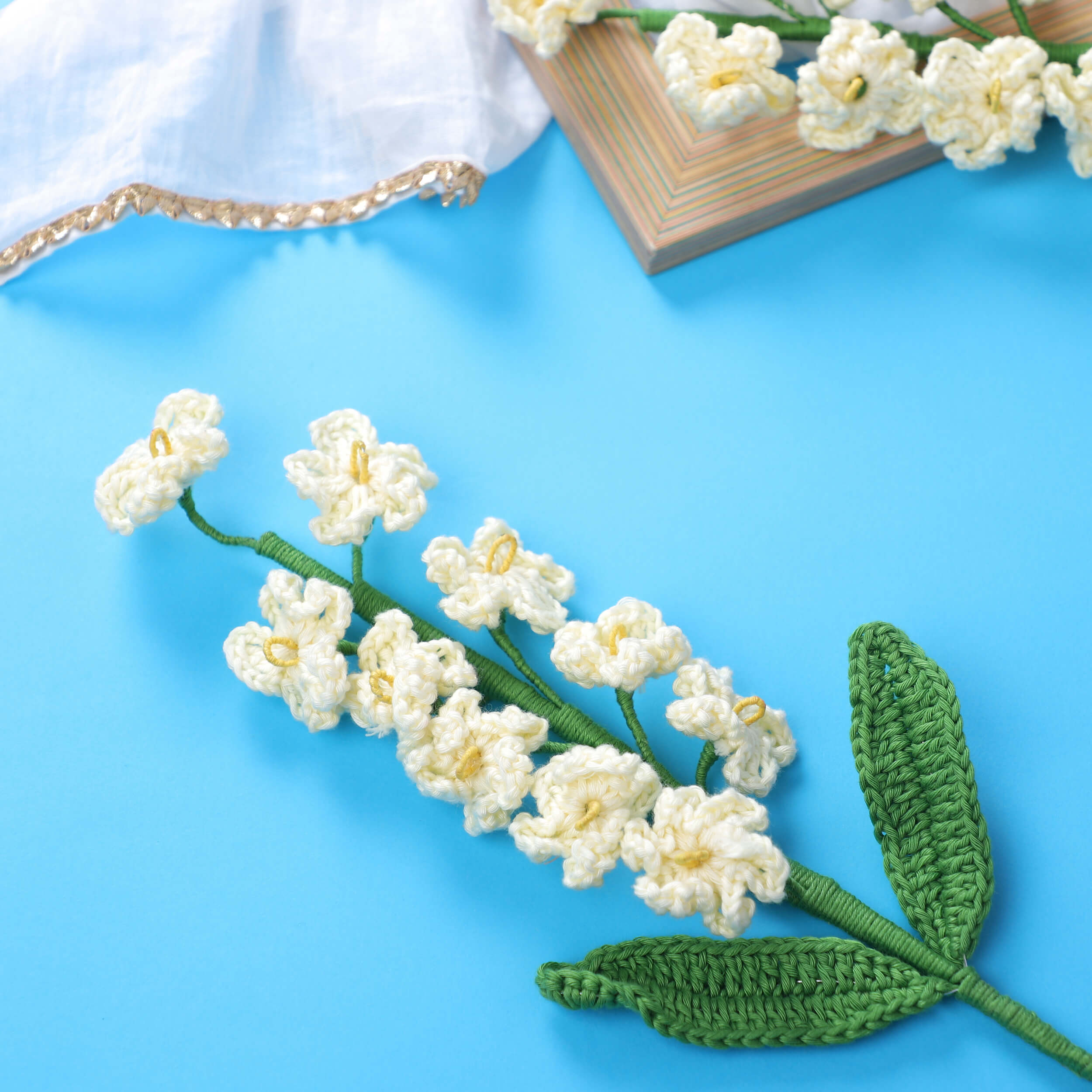 Forget me not - Handcrafted Crochet Flowers