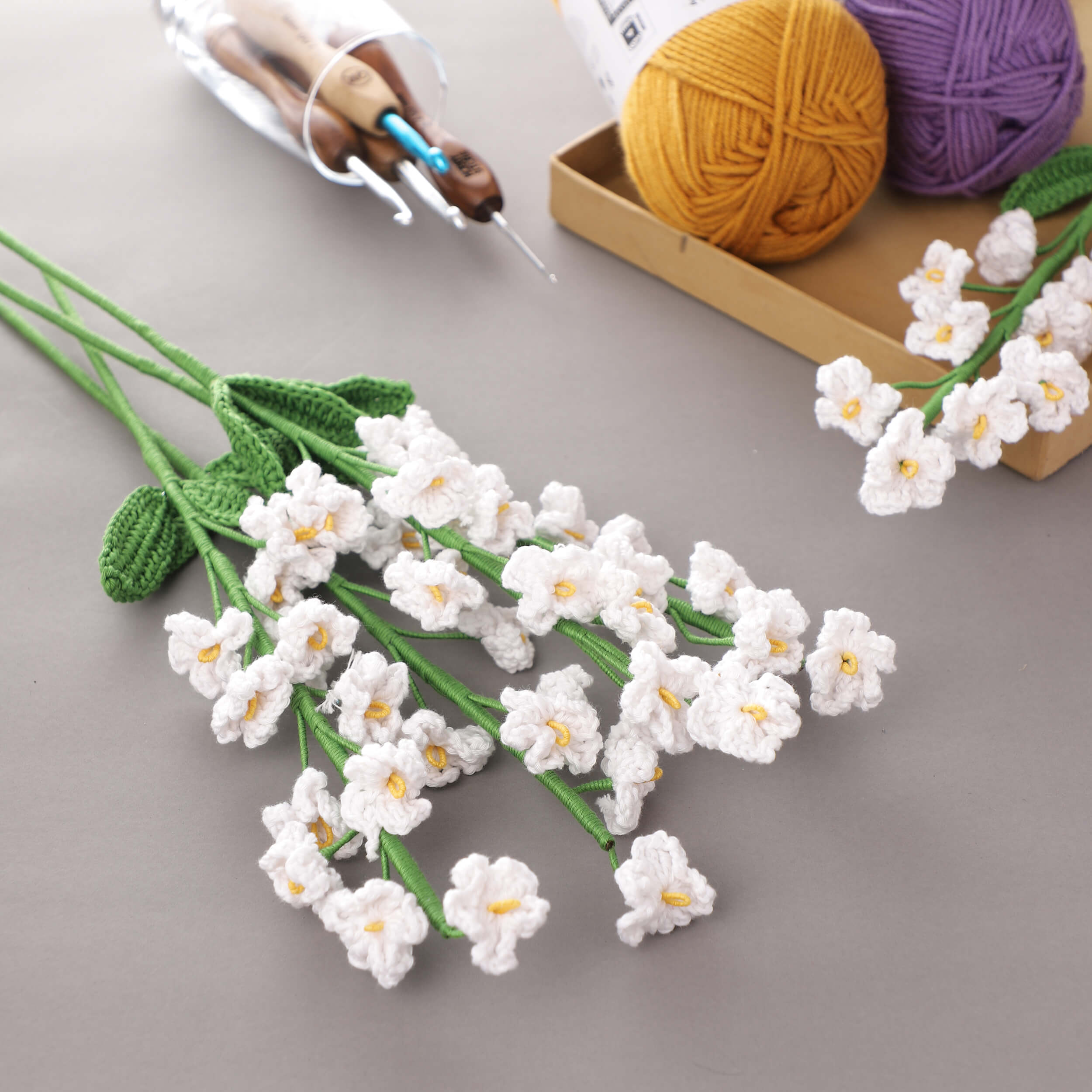Forget me not - Handcrafted Crochet Flowers