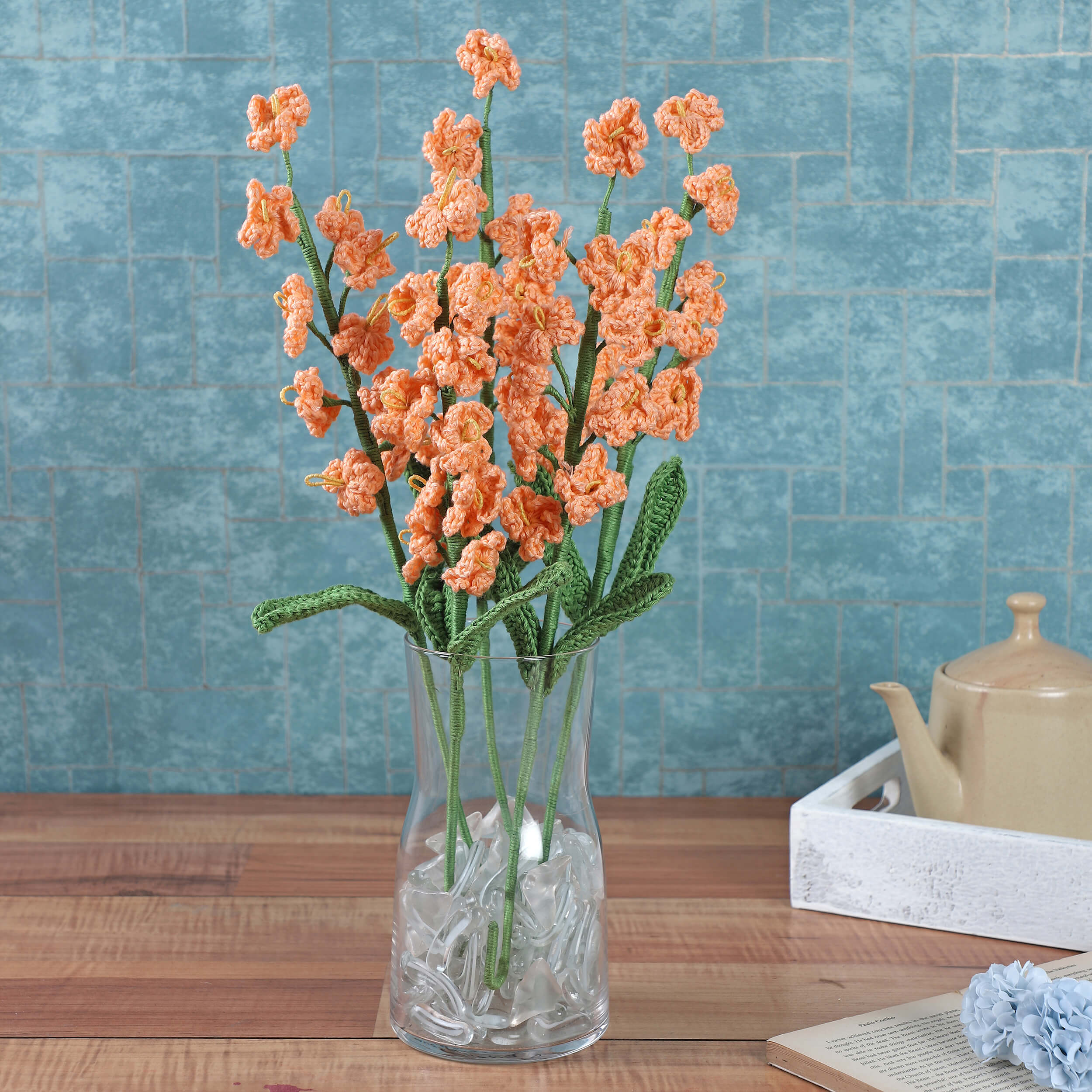 Forget me not - Handcrafted Crochet Flowers