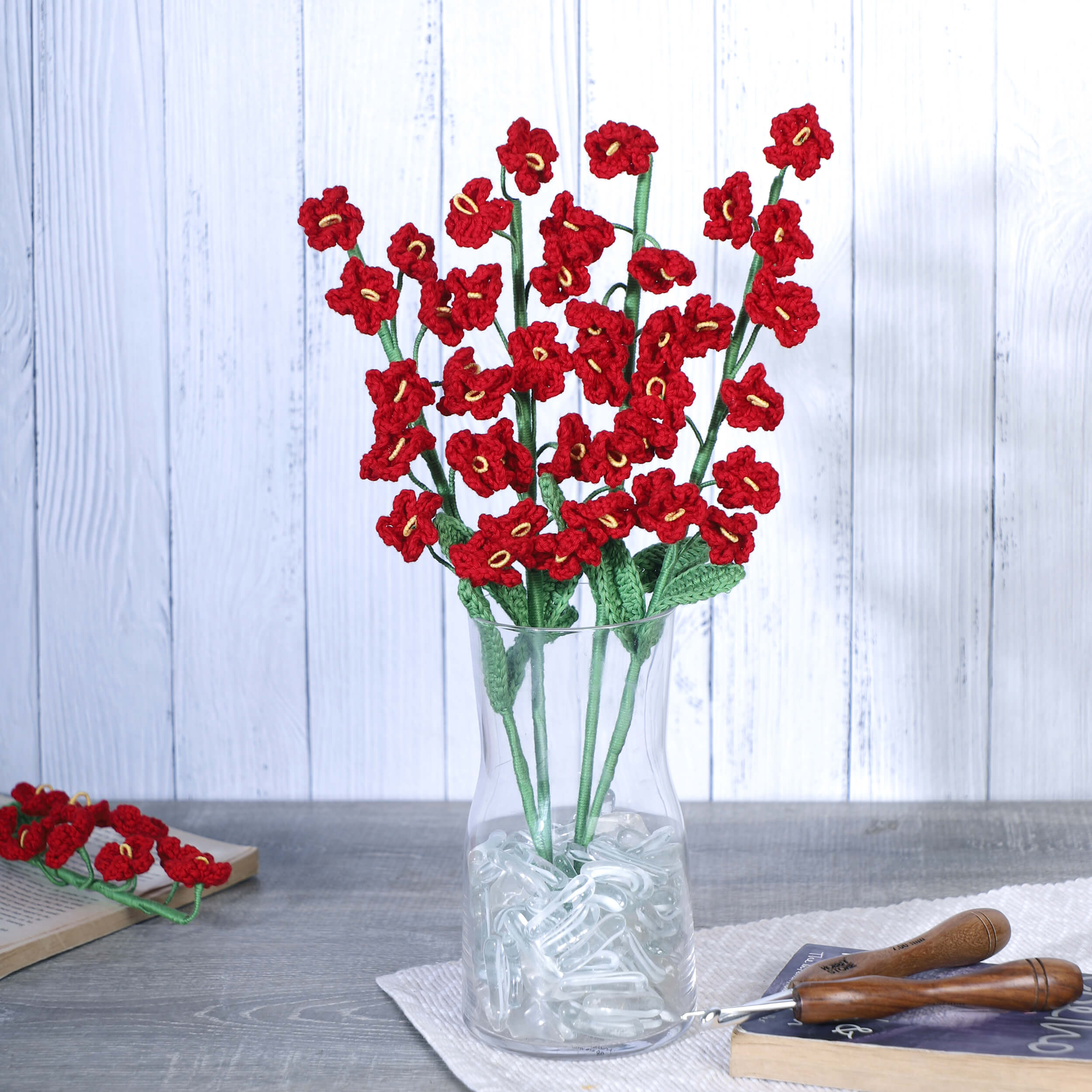 Forget me not - Handcrafted Crochet Flowers