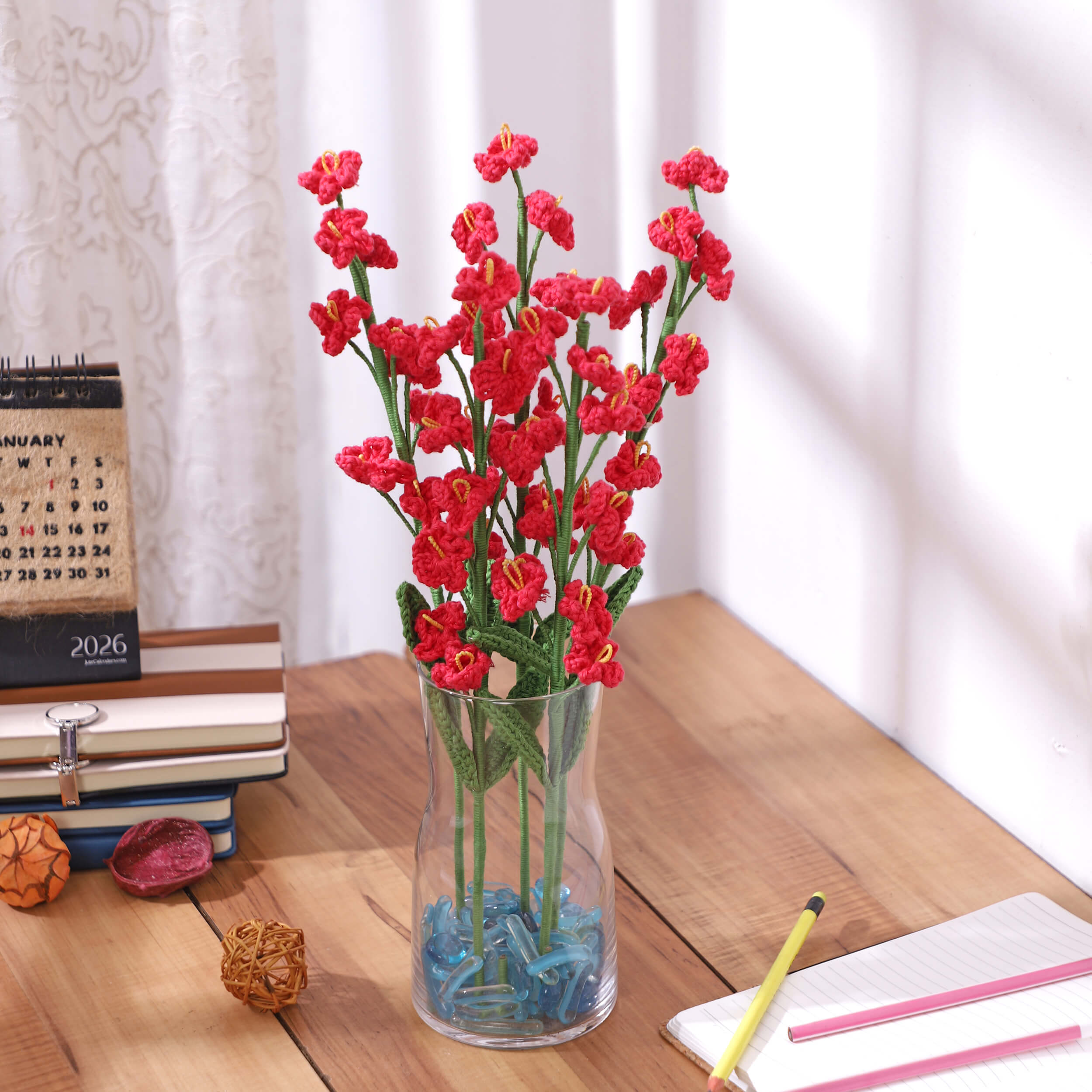 Forget me not - Handcrafted Crochet Flowers