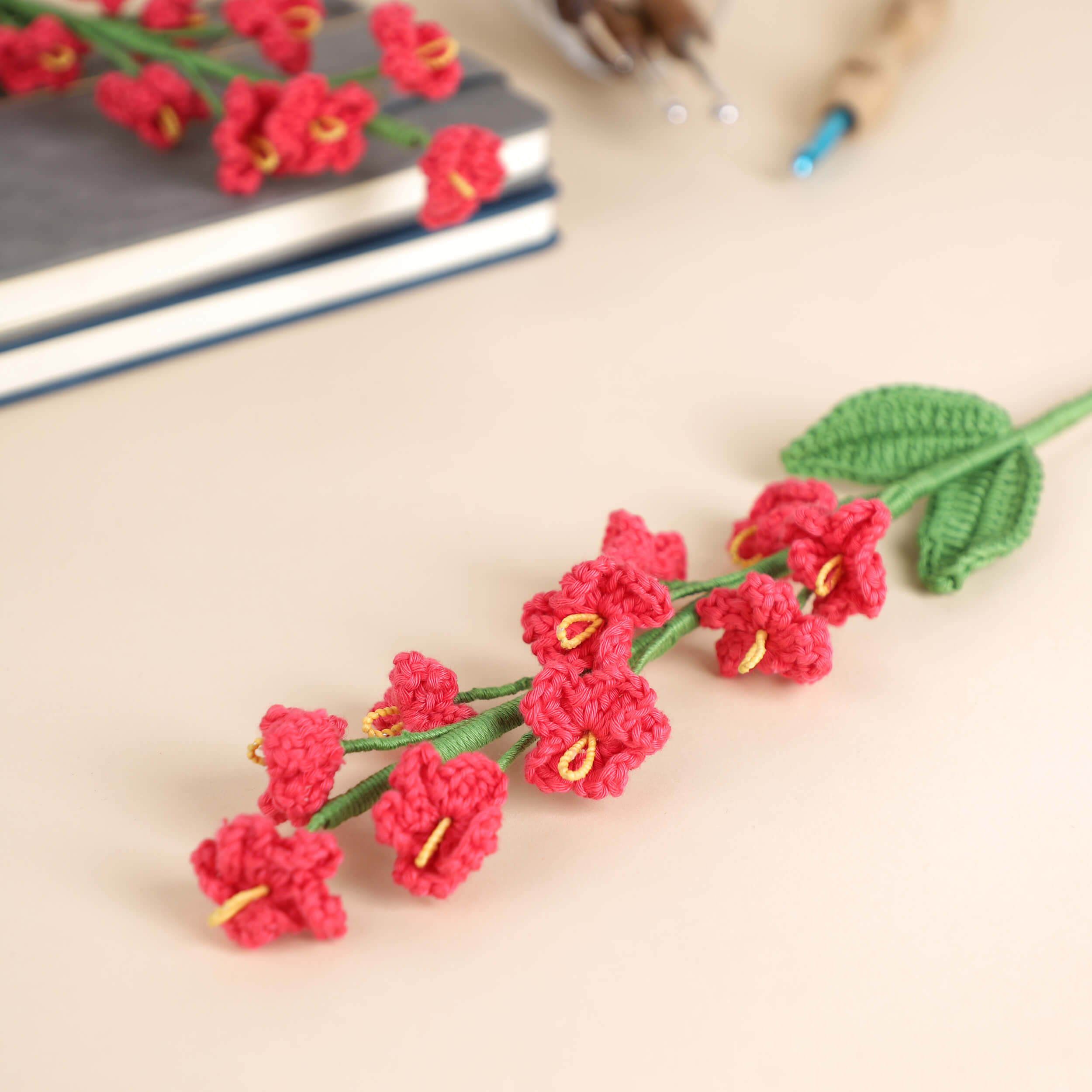 Forget me not - Handcrafted Crochet Flowers