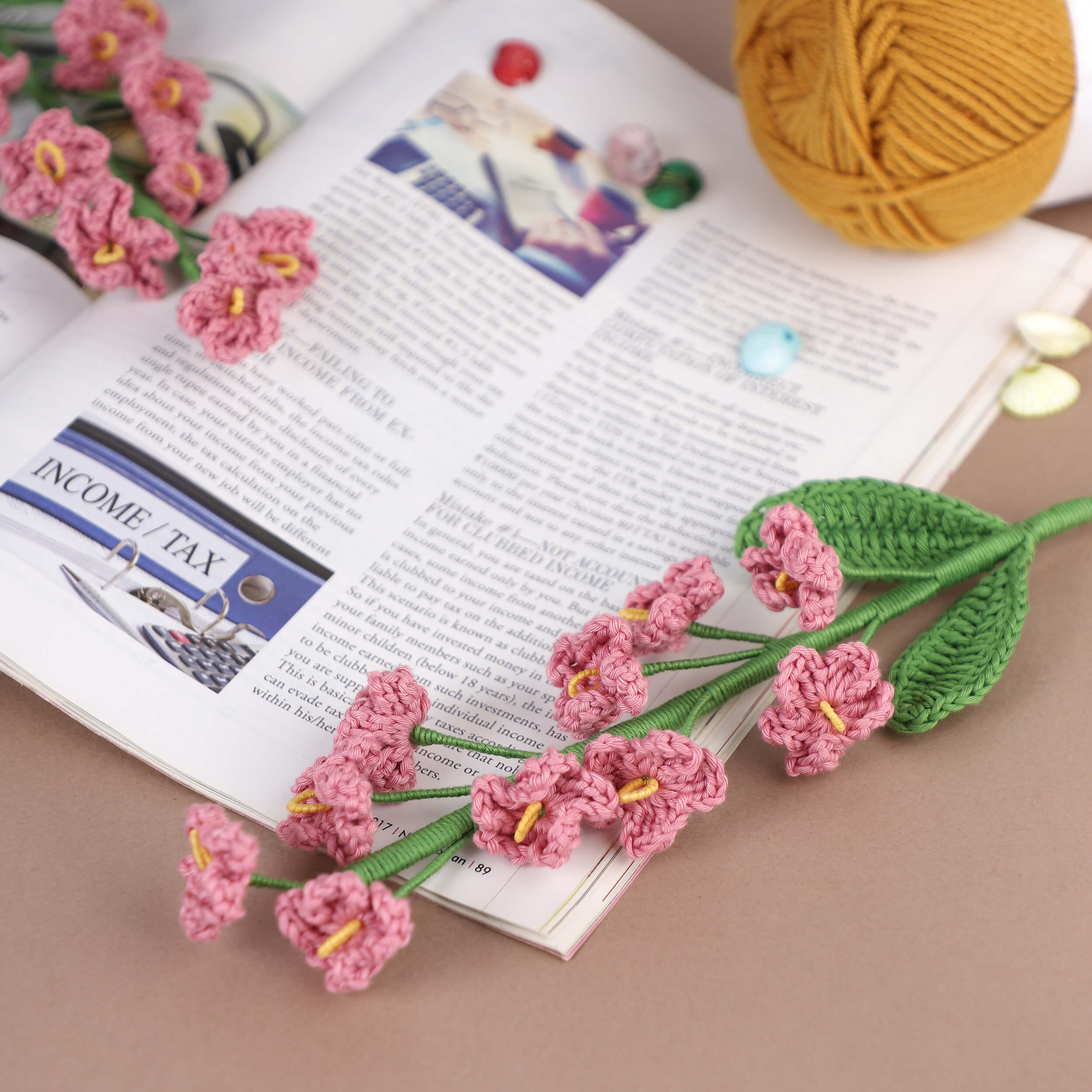 Forget me not - Handcrafted Crochet Flowers