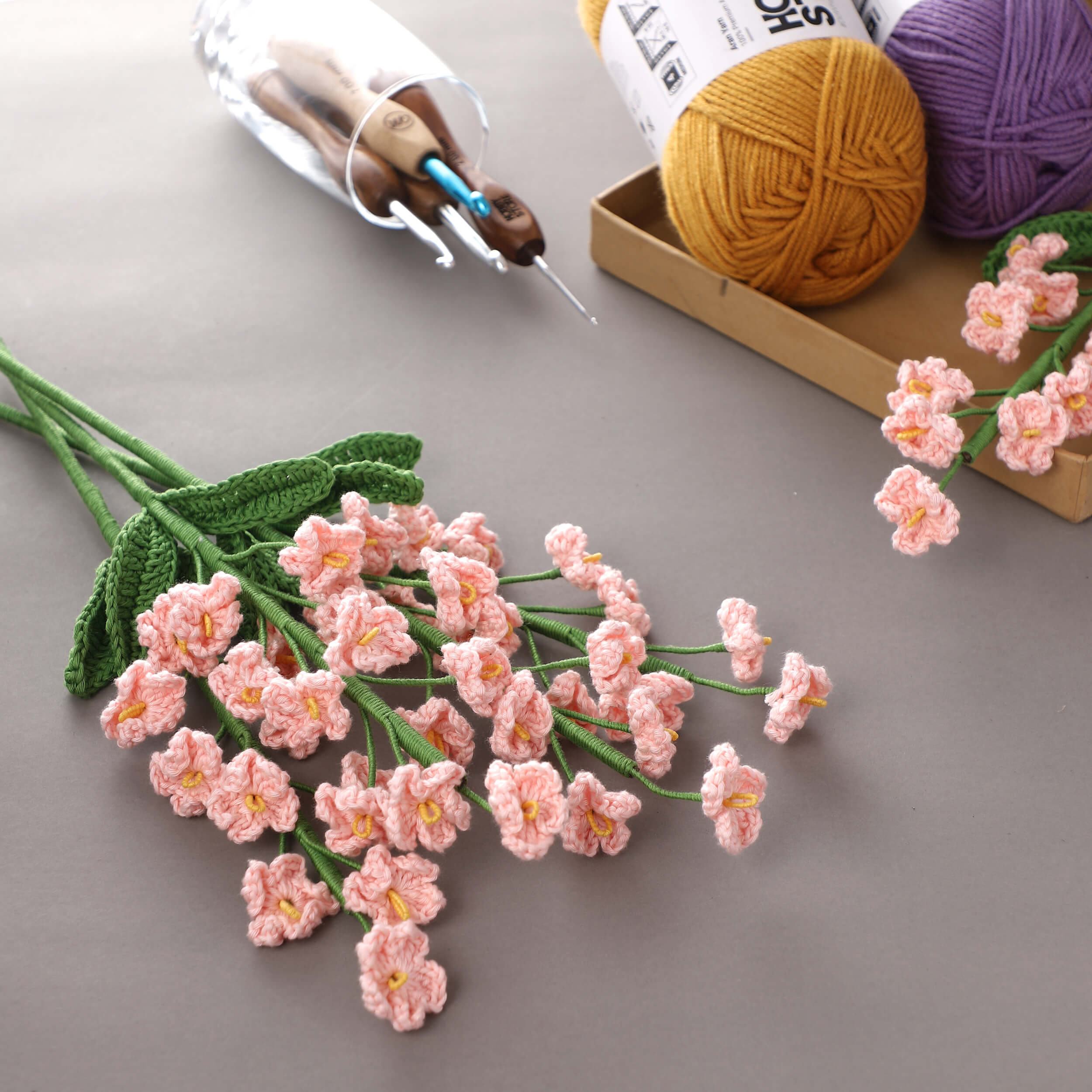 Forget me not - Handcrafted Crochet Flowers