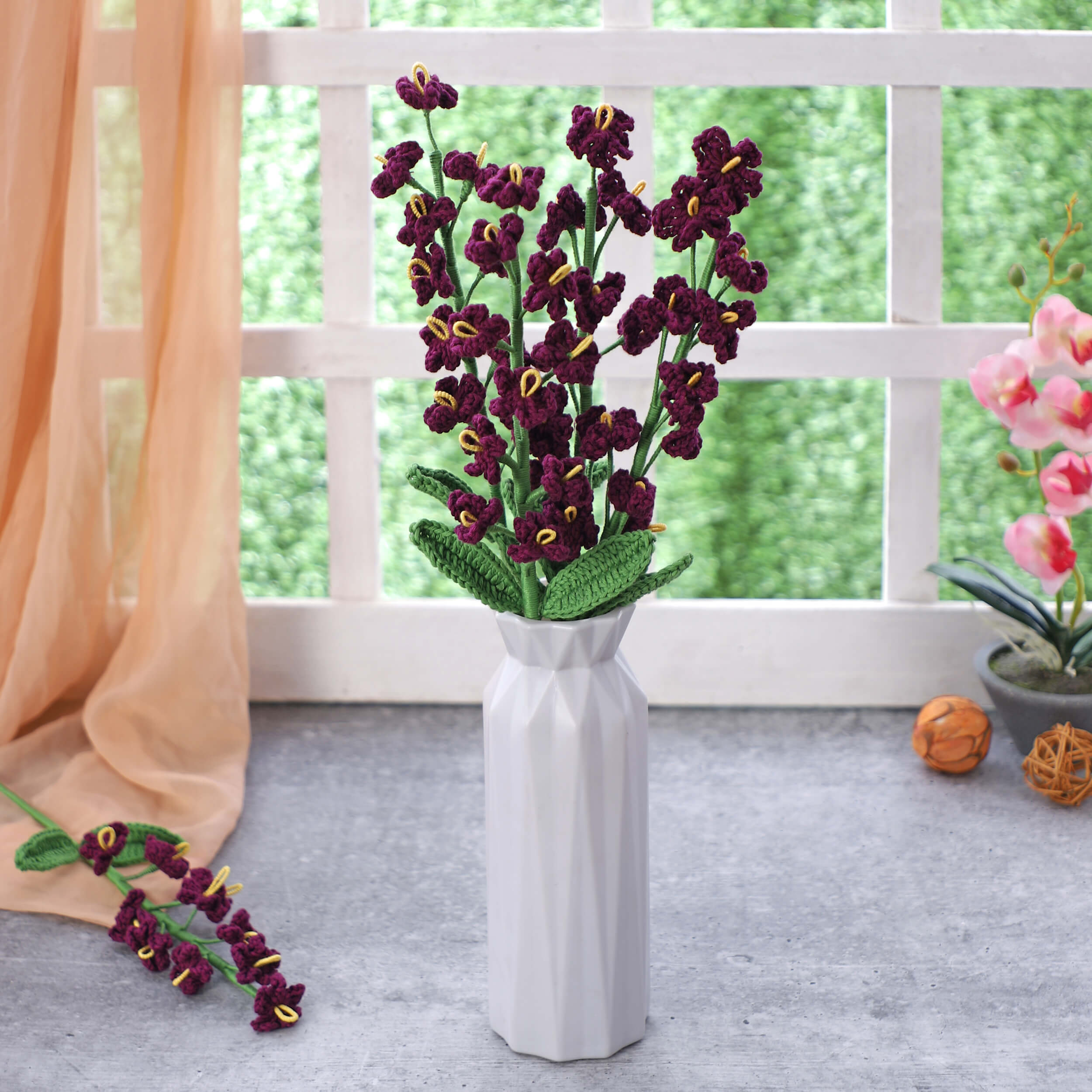 Forget me not - Handcrafted Crochet Flowers