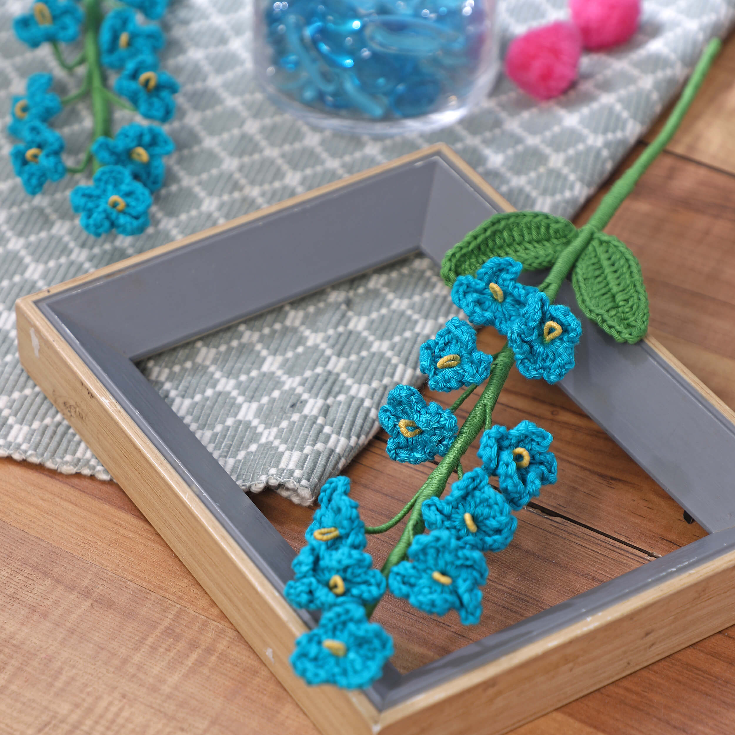 Forget me not - Handcrafted Crochet Flowers