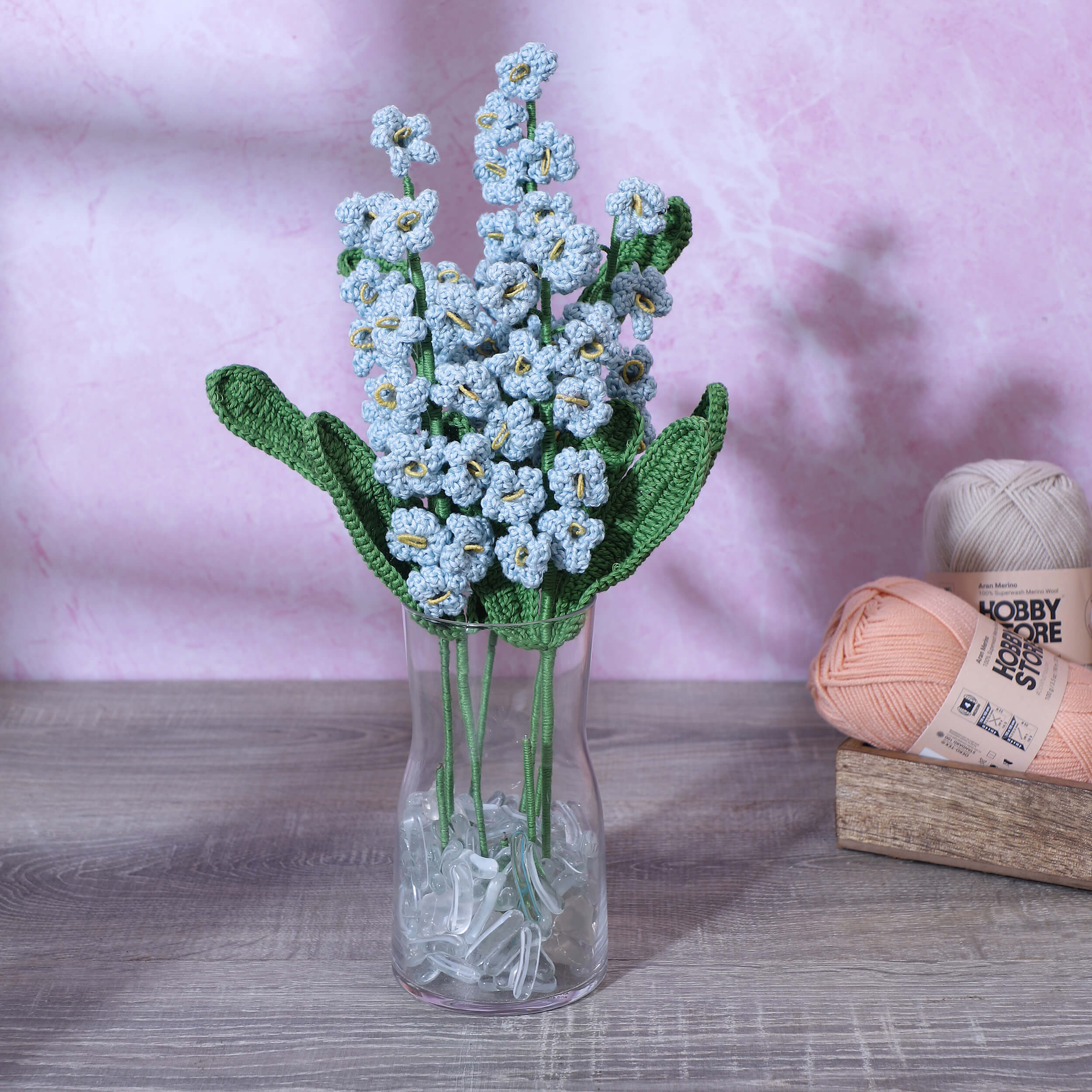 Hyacinth - Handcrafted Crochet Flowers