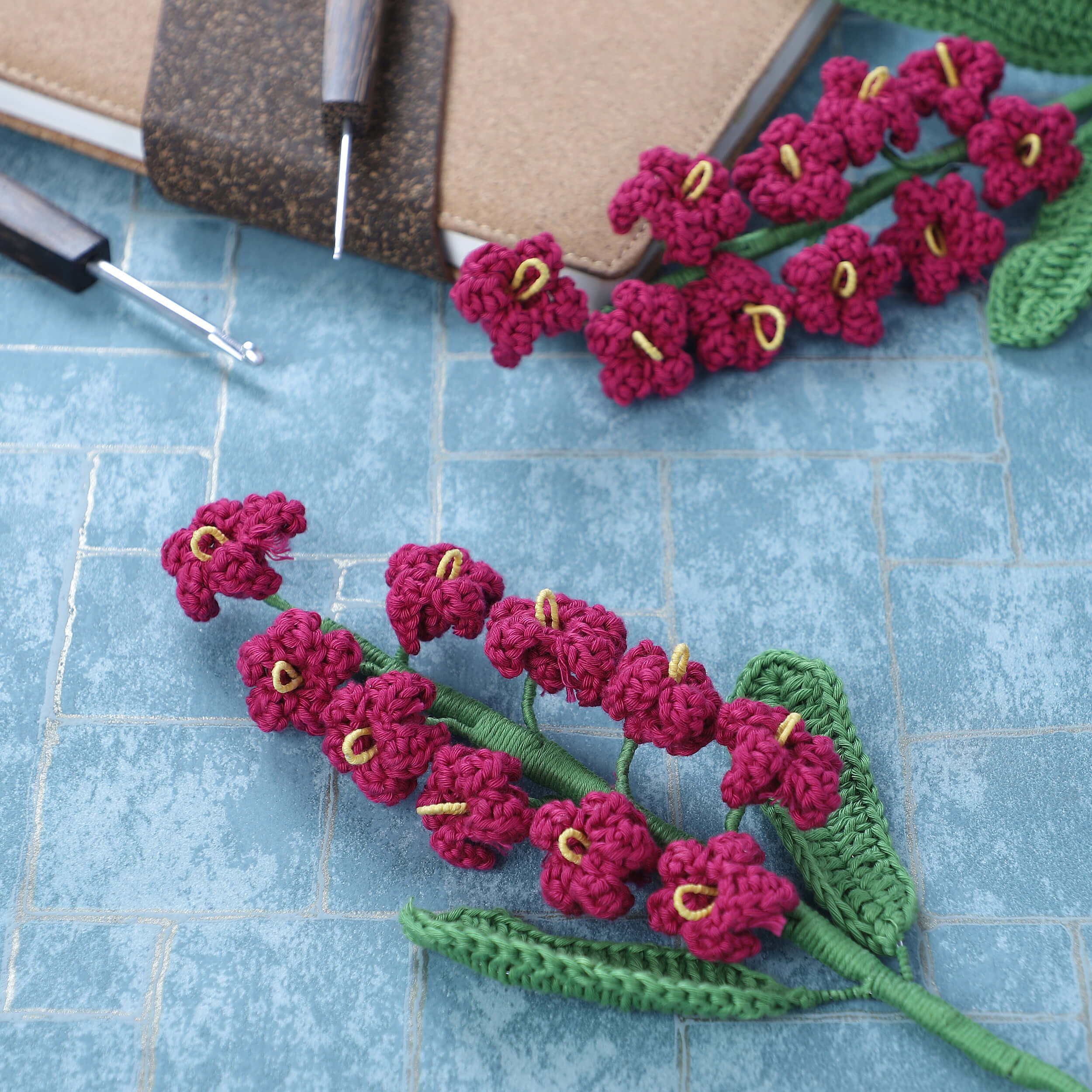 Hyacinth - Handcrafted Crochet Flowers