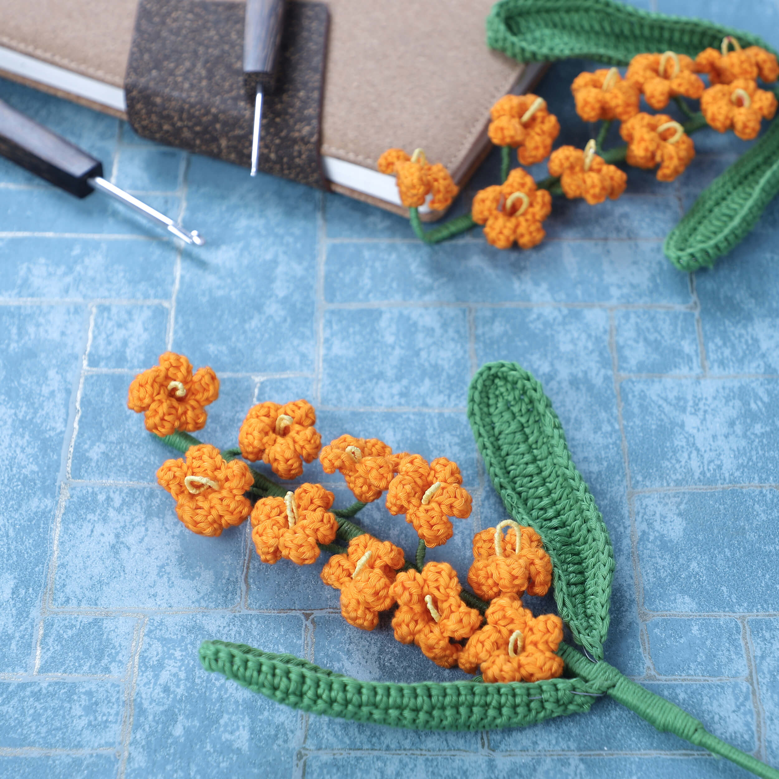 Hyacinth - Handcrafted Crochet Flowers