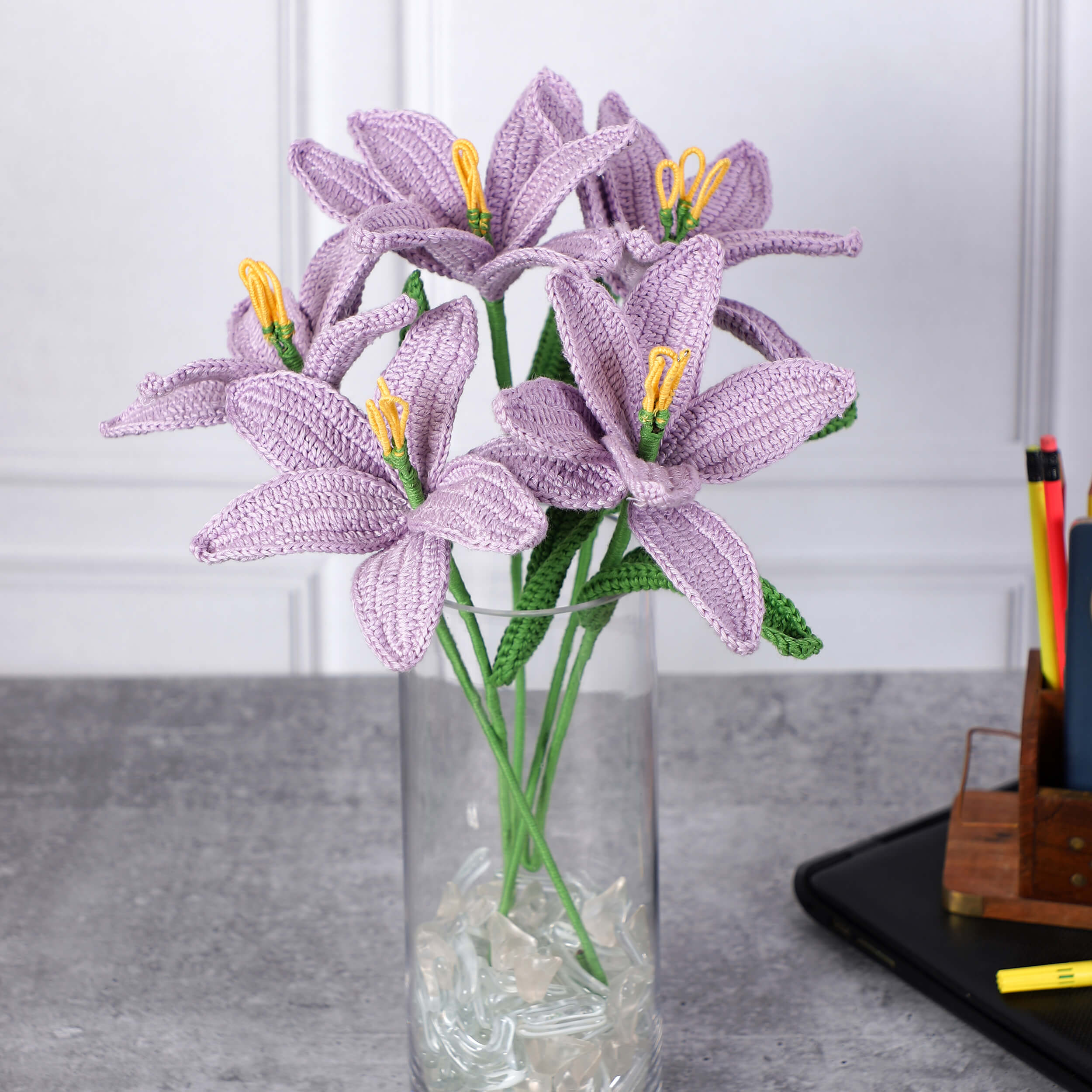 Lilies - Handcrafted Crochet Flowers