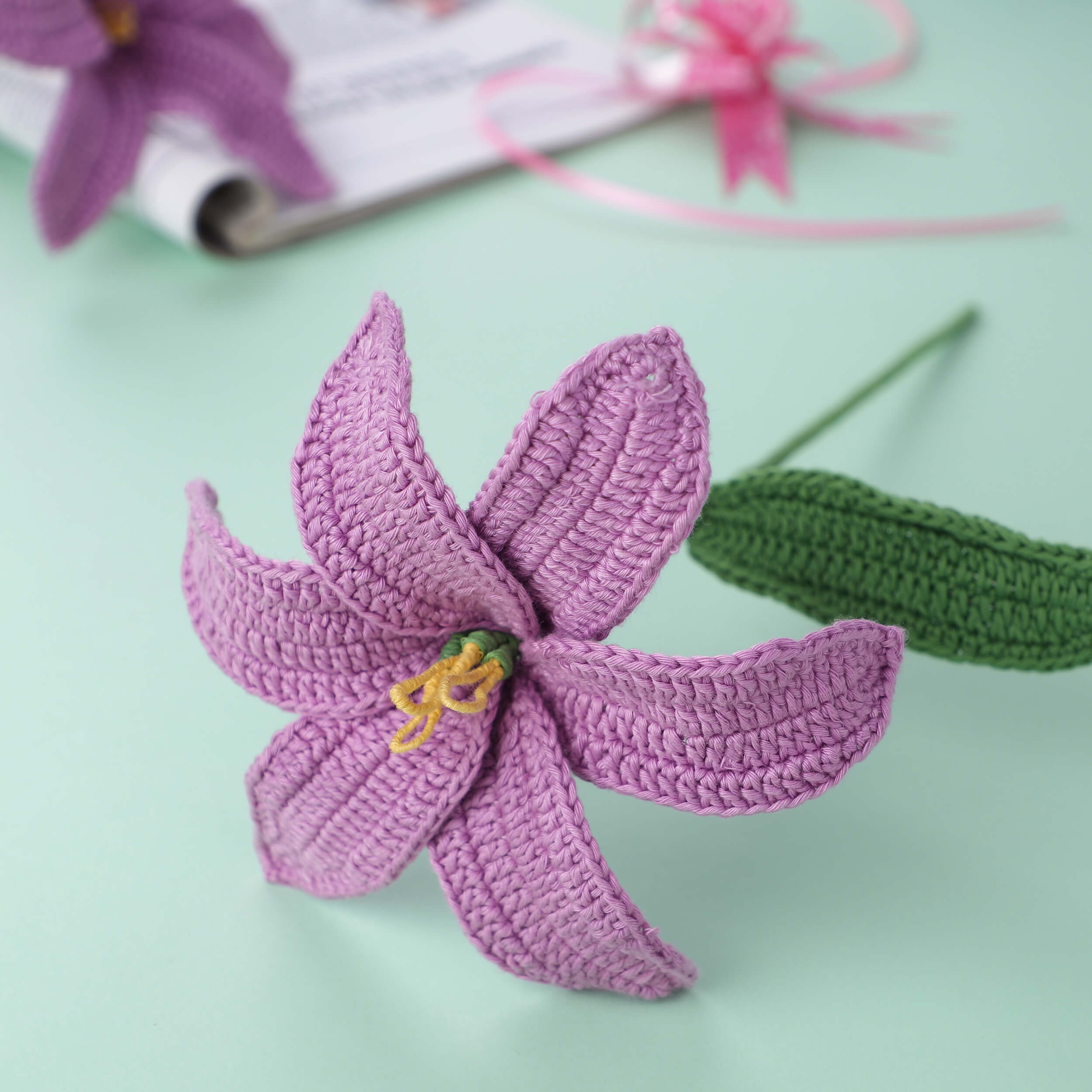 Lilies - Handcrafted Crochet Flowers