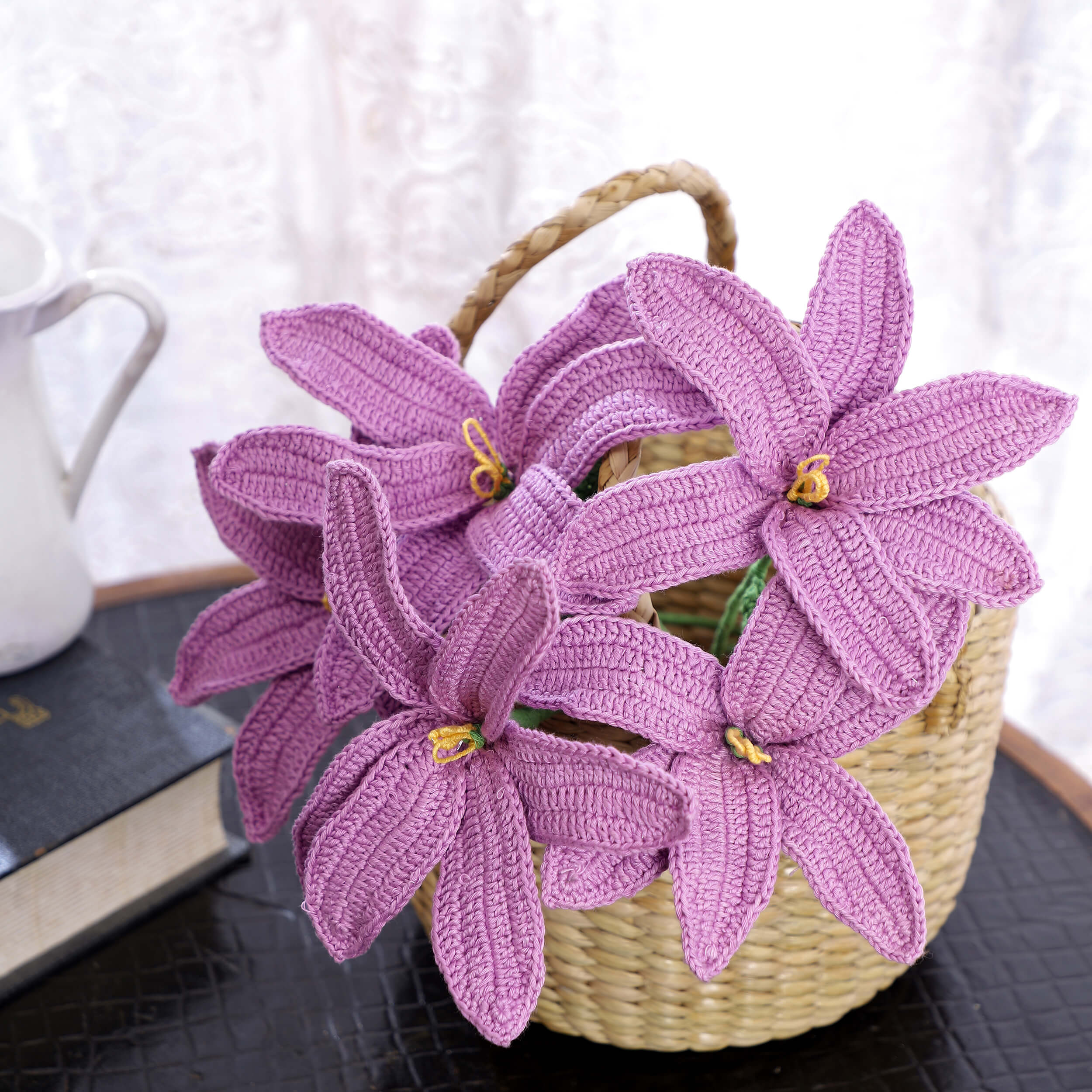 Lilies - Handcrafted Crochet Flowers