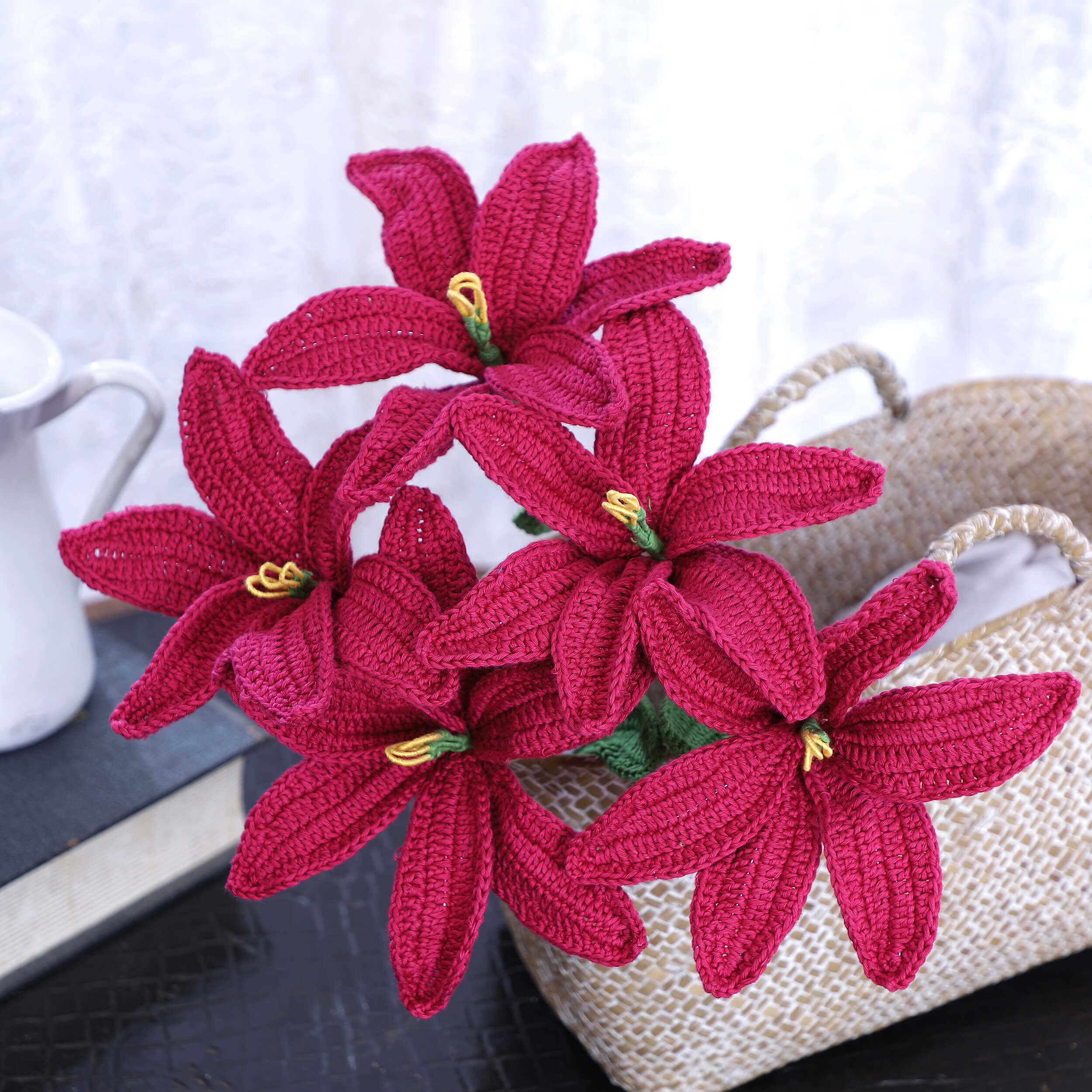 Lilies - Handcrafted Crochet Flowers