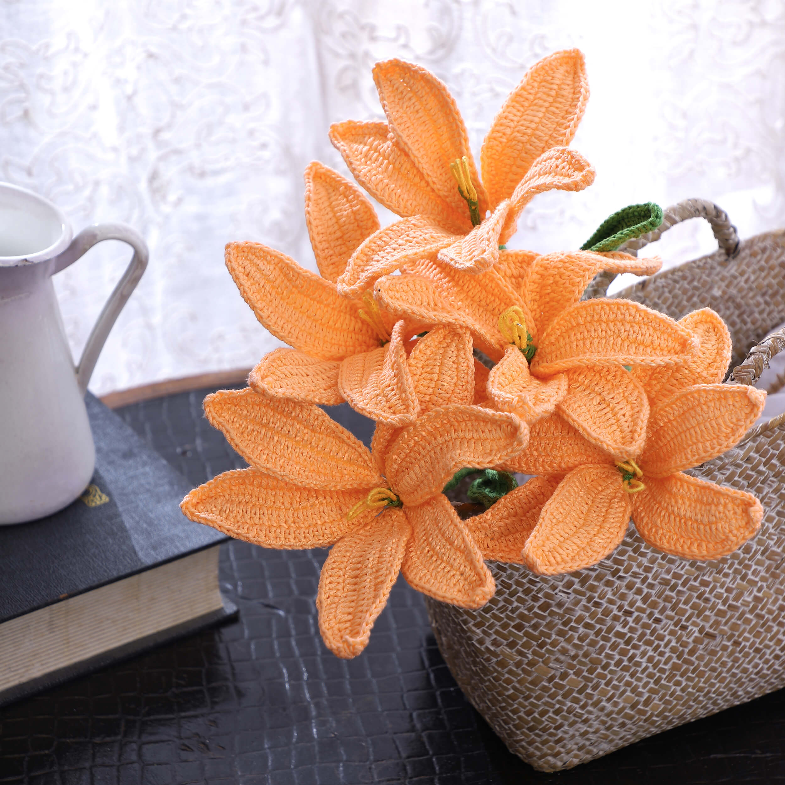 Lilies - Handcrafted Crochet Flowers
