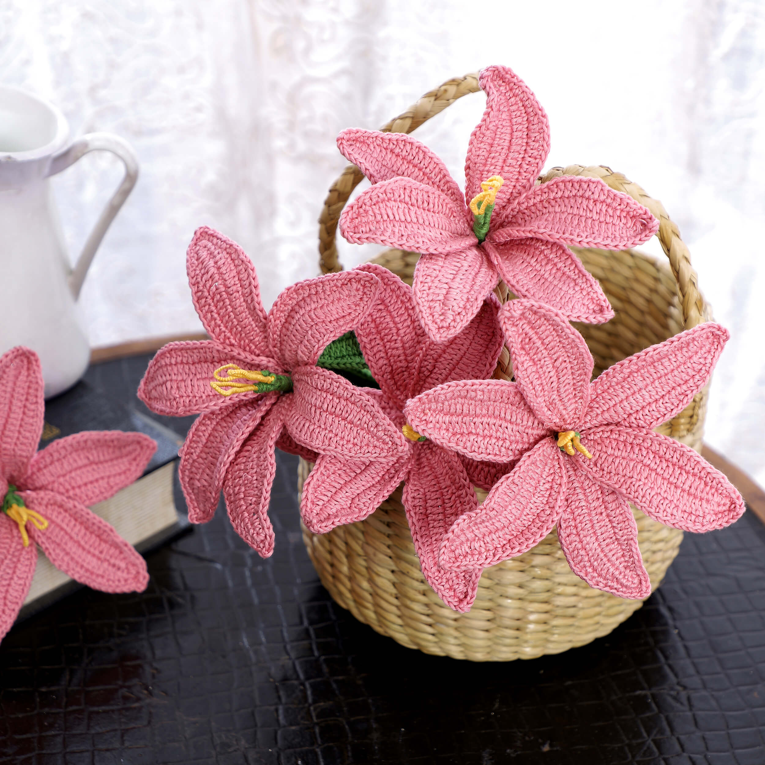 Lilies - Handcrafted Crochet Flowers