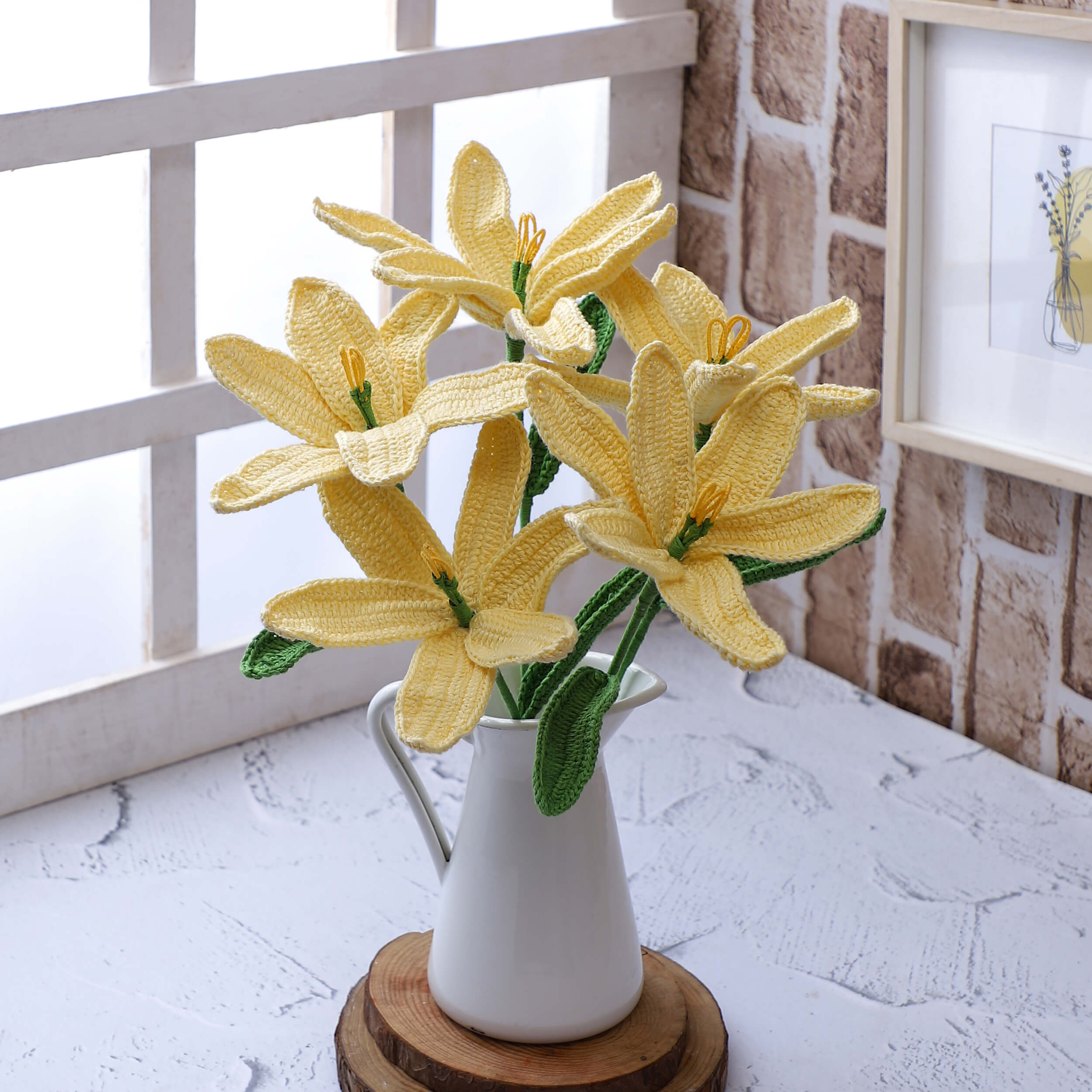 Lilies - Handcrafted Crochet Flowers