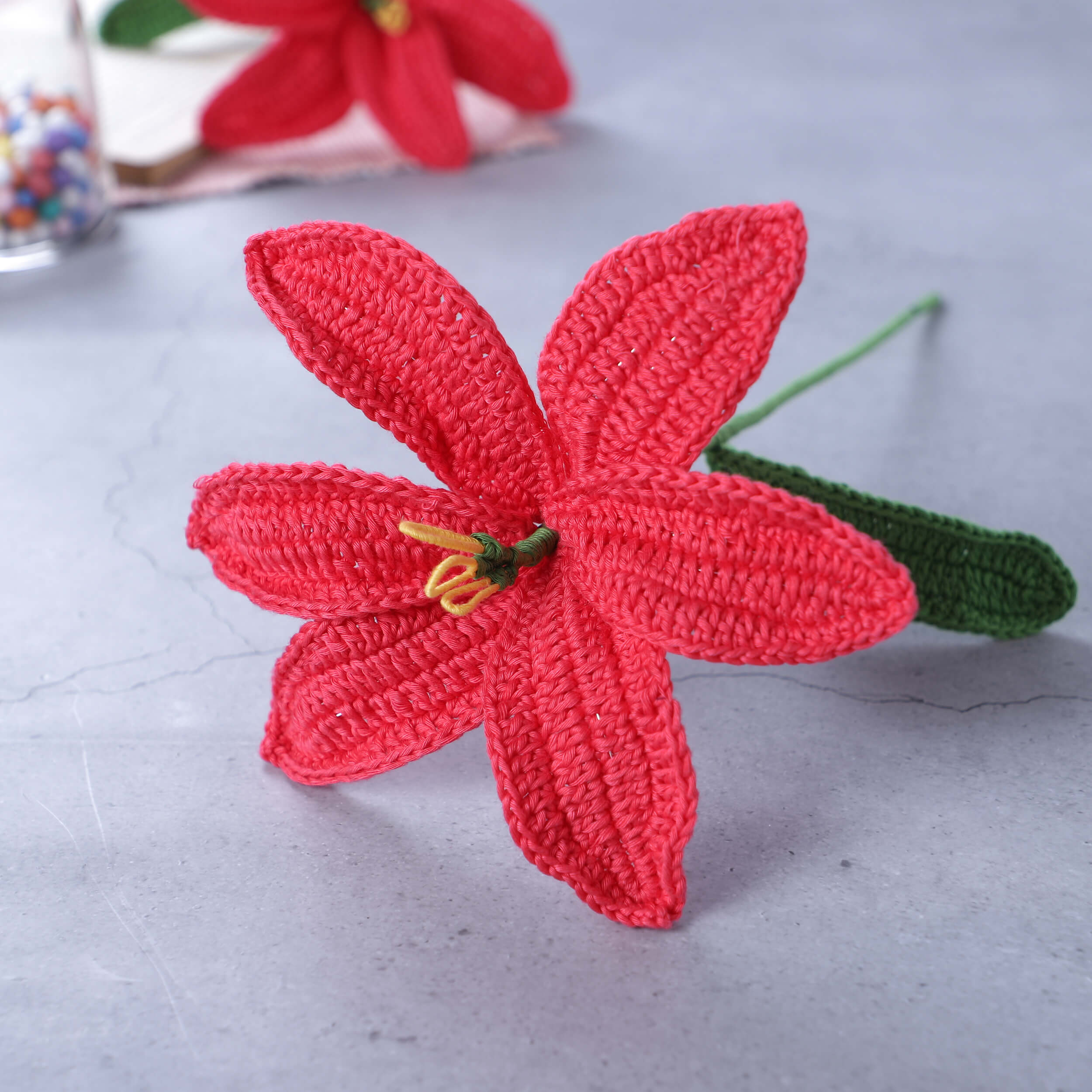Lilies - Handcrafted Crochet Flowers