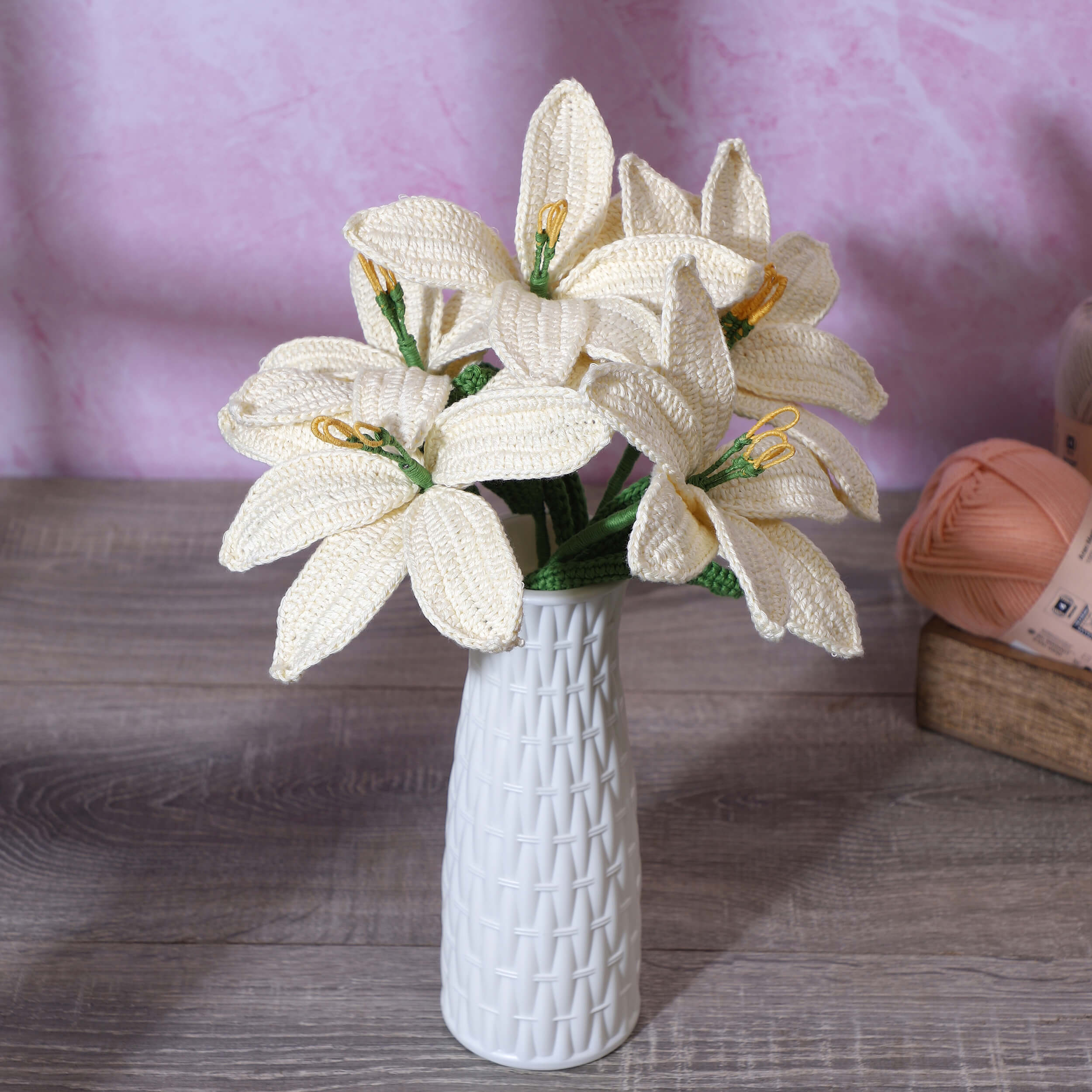 Lilies - Handcrafted Crochet Flowers