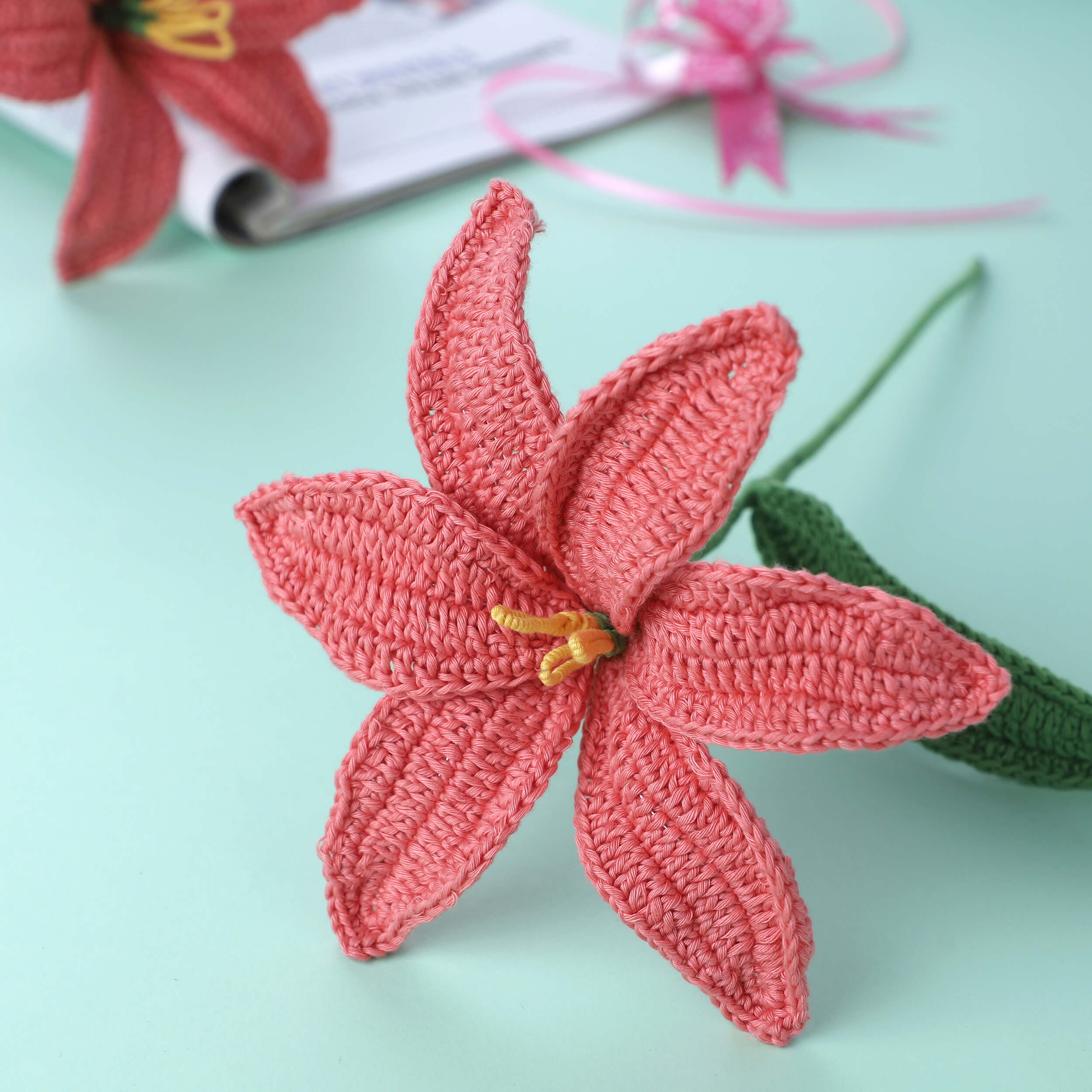 Lilies - Handcrafted Crochet Flowers