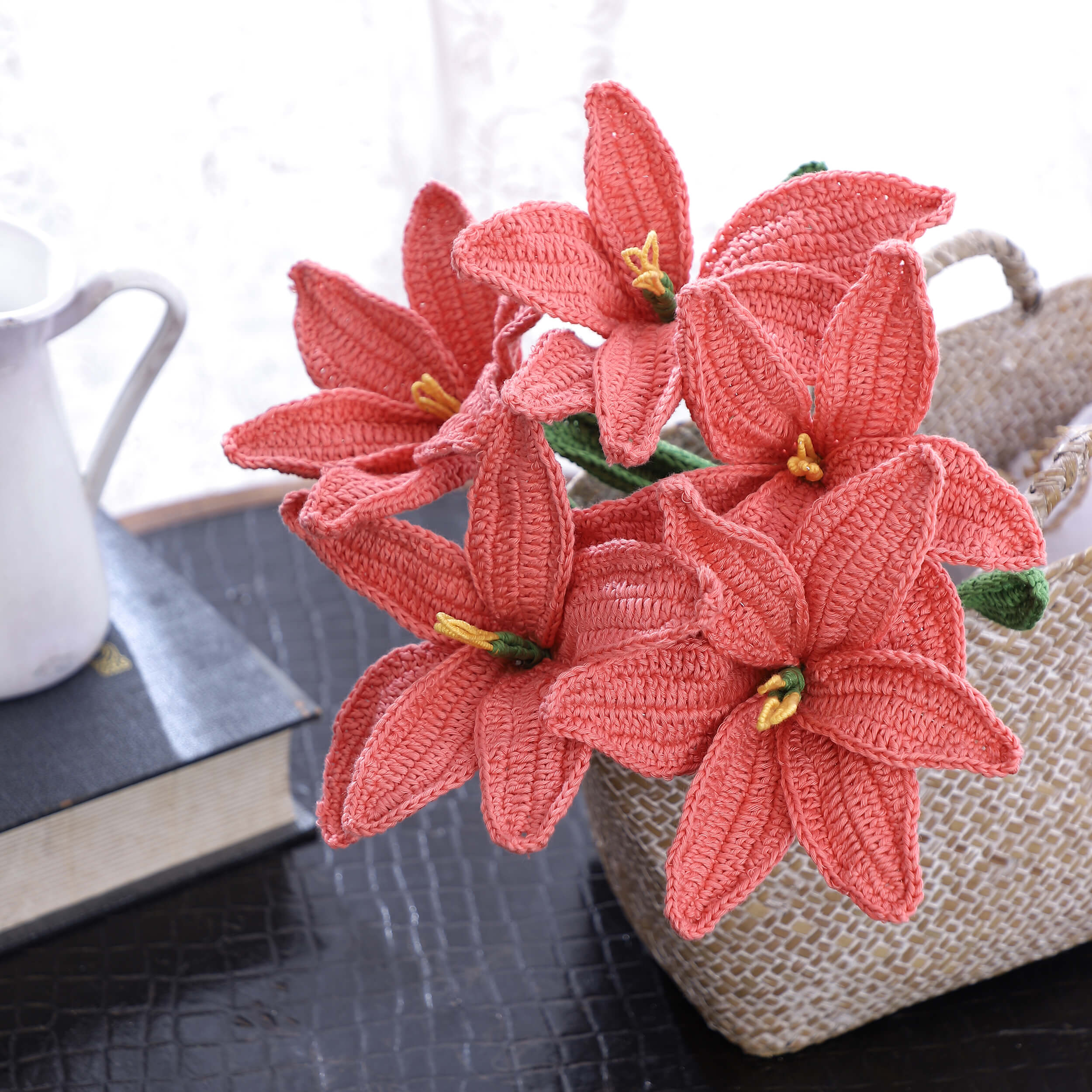 Lilies - Handcrafted Crochet Flowers