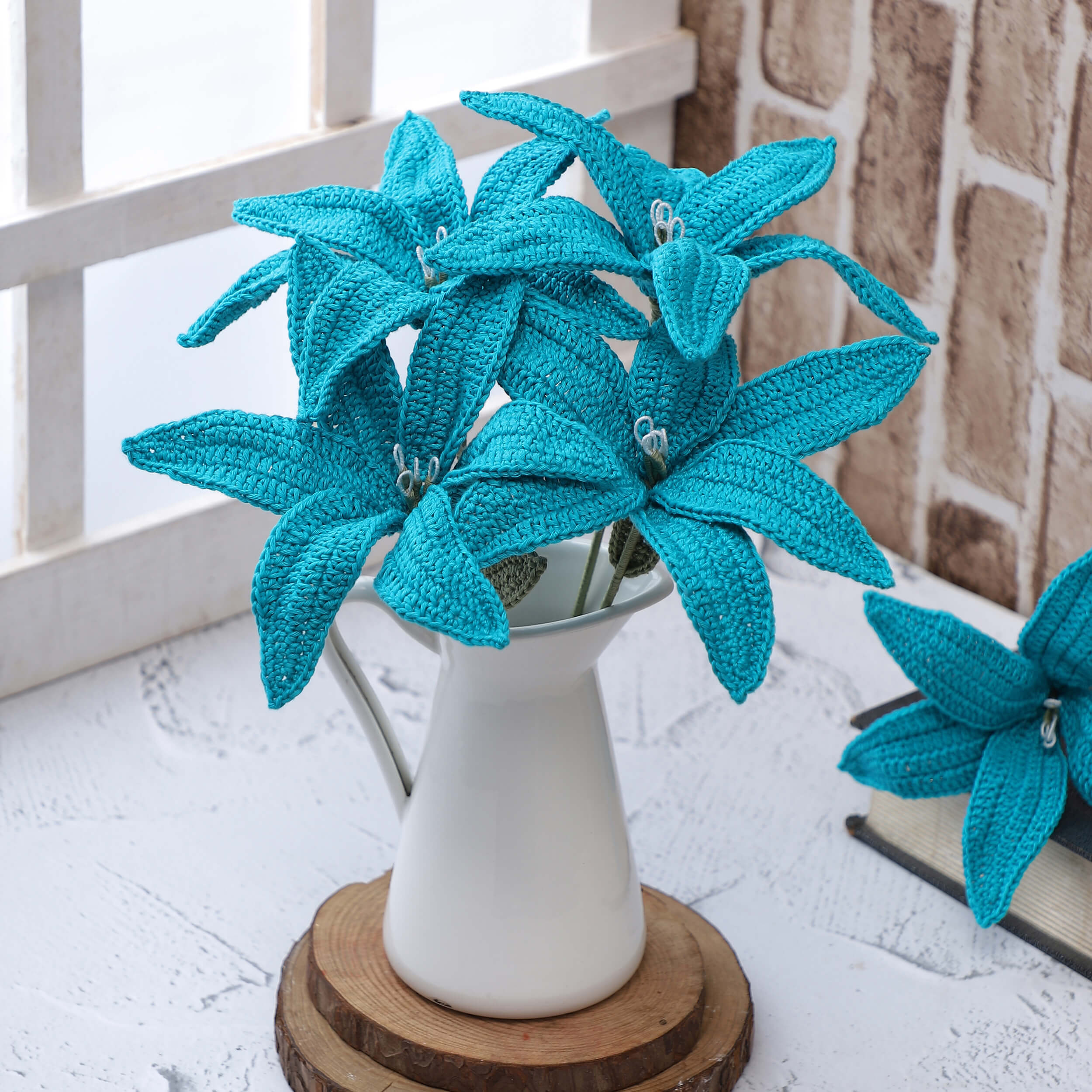 Lilies - Handcrafted Crochet Flowers