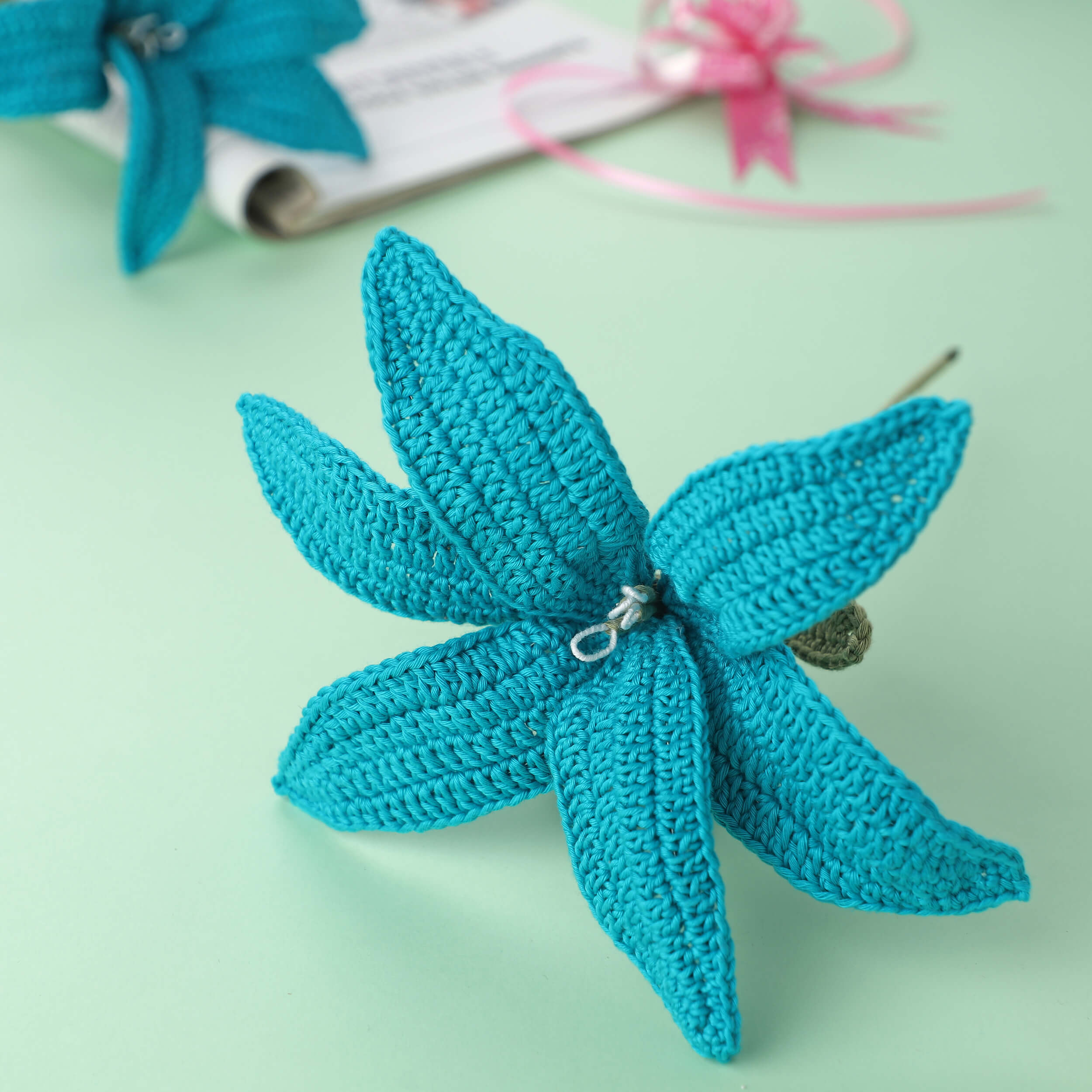 Lilies - Handcrafted Crochet Flowers