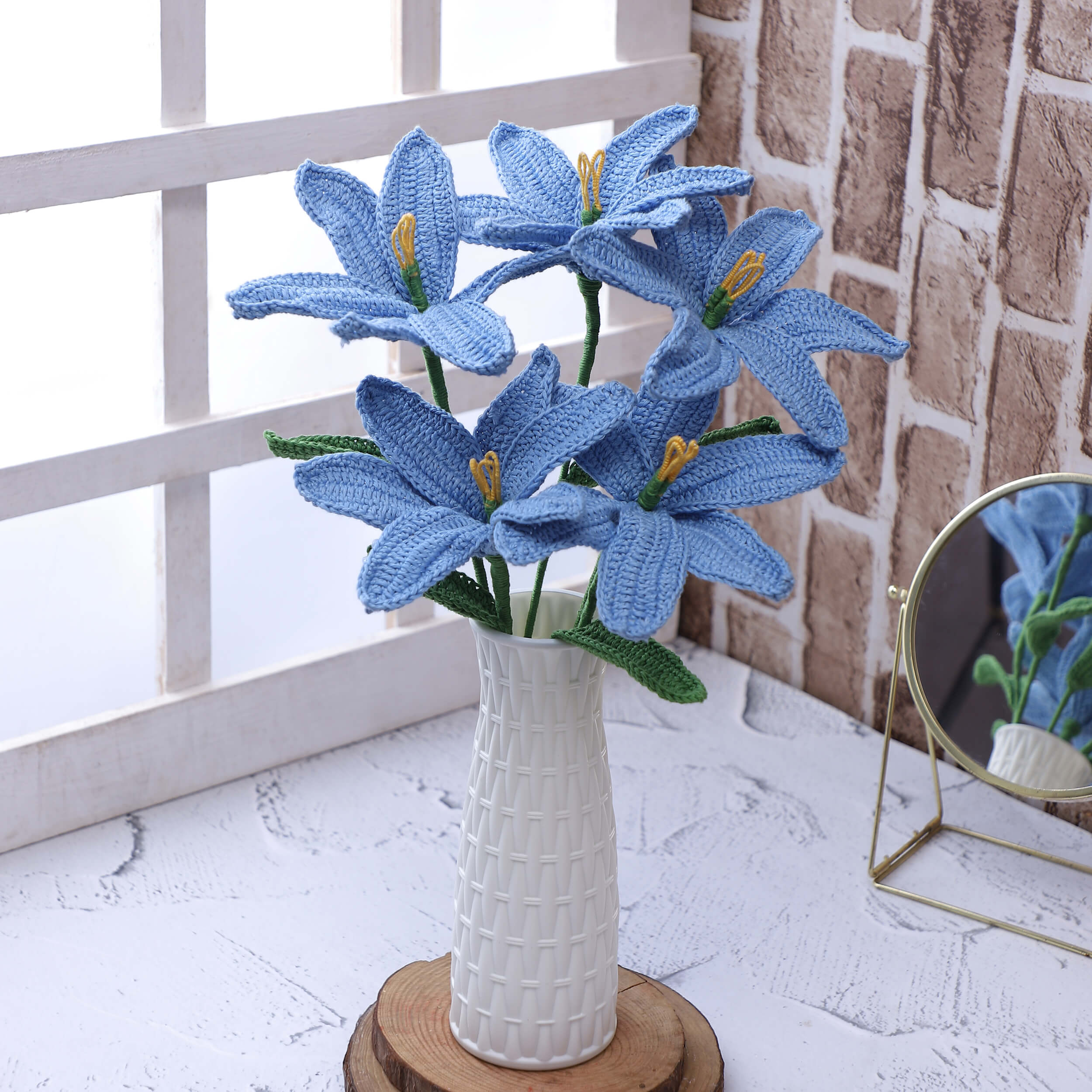 Lilies - Handcrafted Crochet Flowers