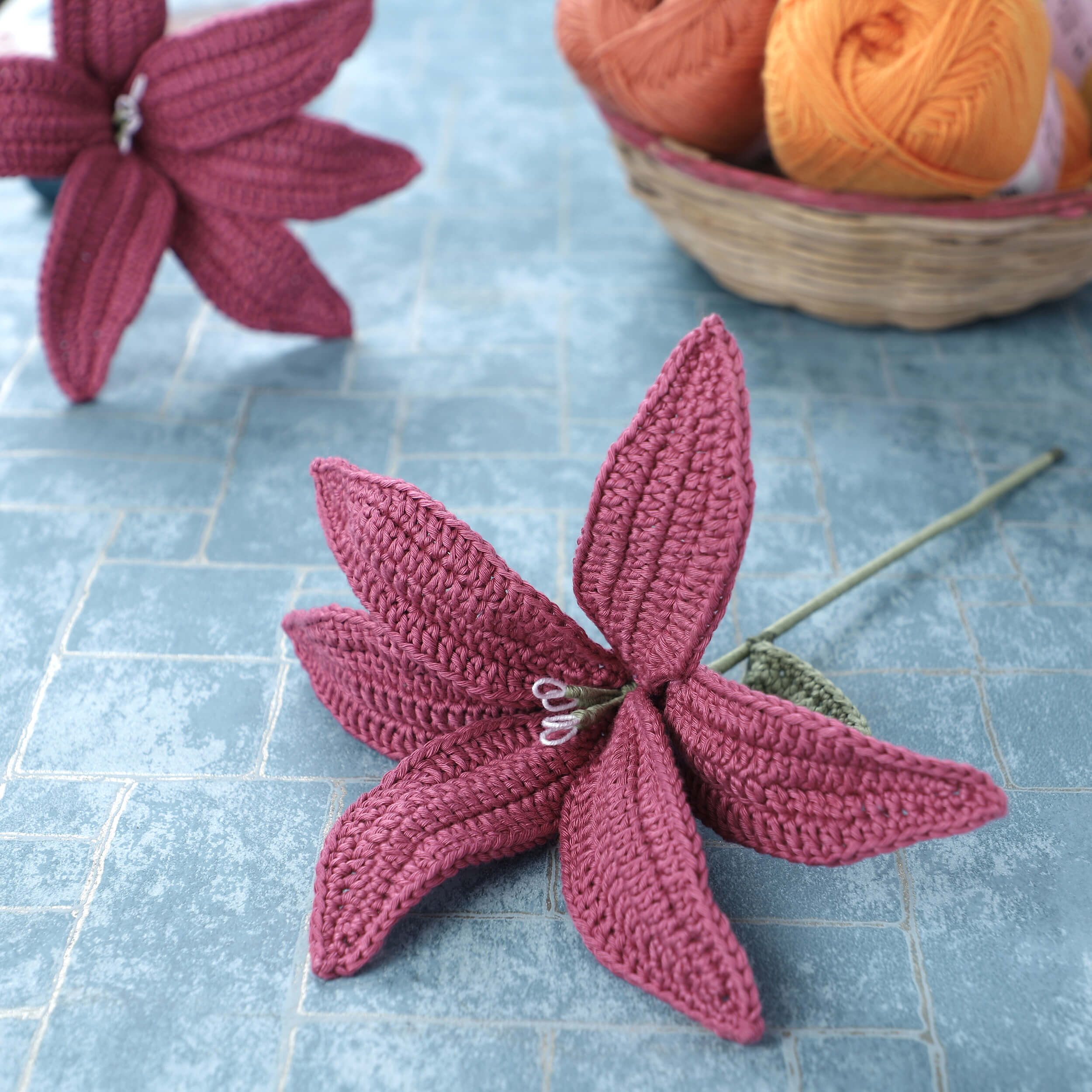Lilies - Handcrafted Crochet Flowers
