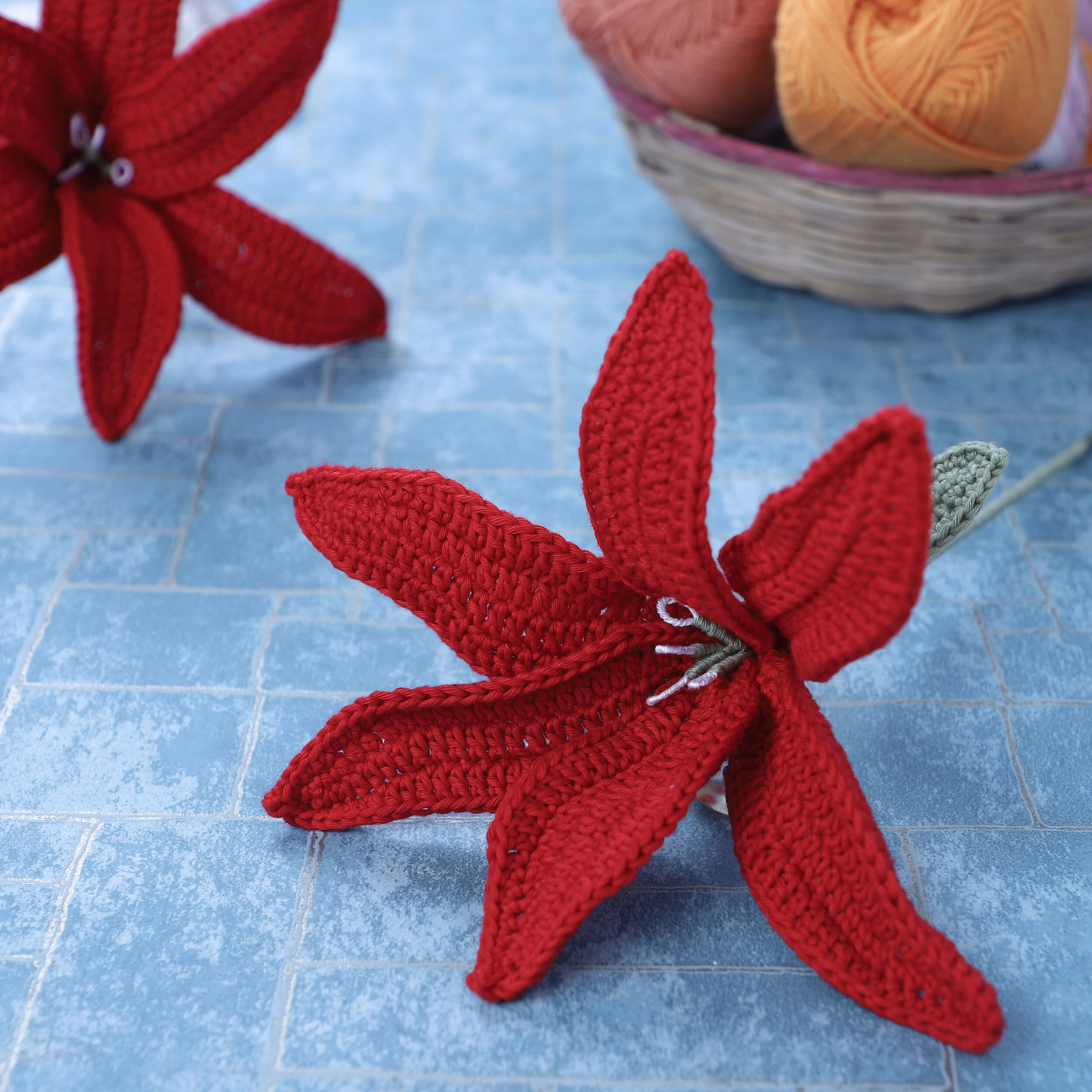 Lilies - Handcrafted Crochet Flowers