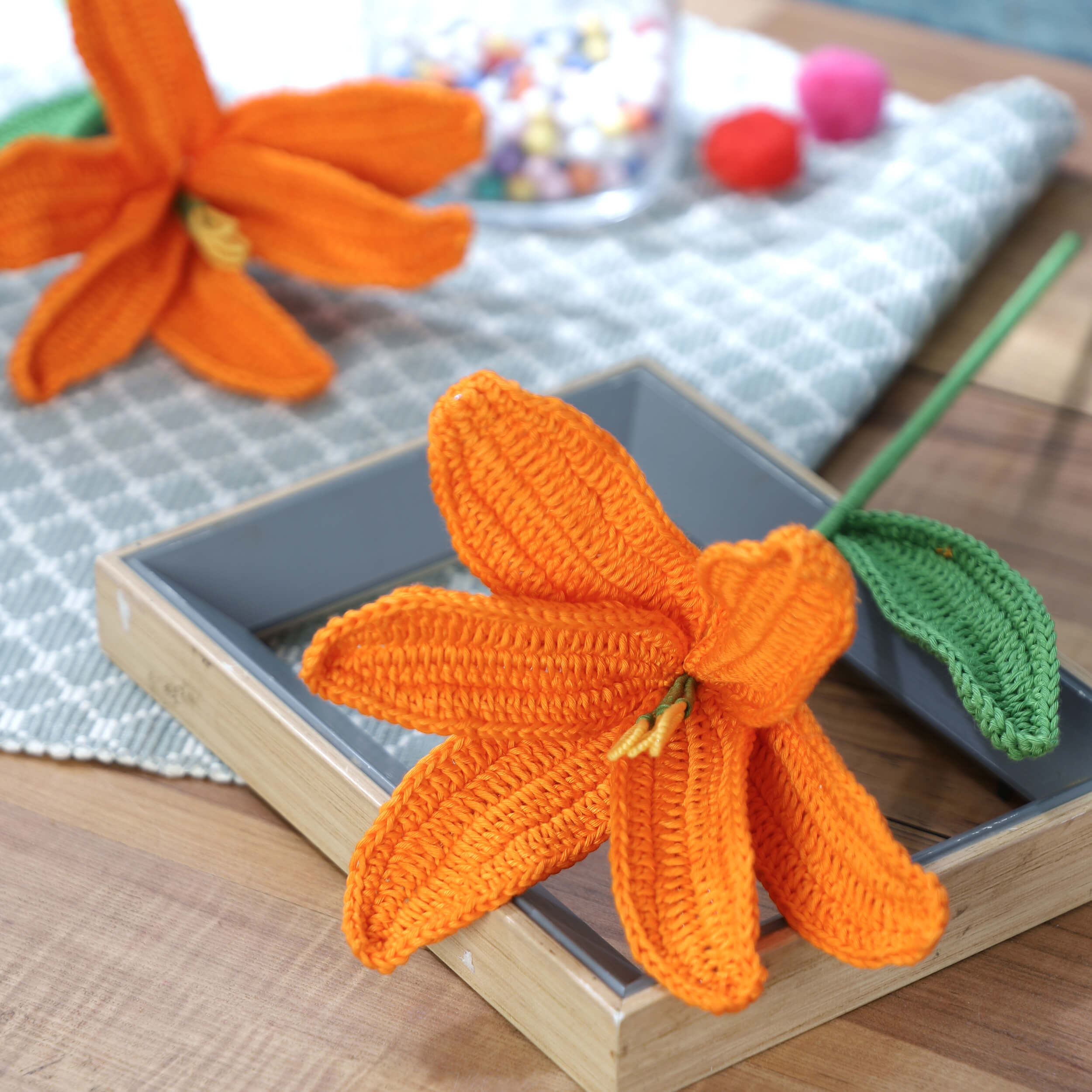 Lilies - Handcrafted Crochet Flowers