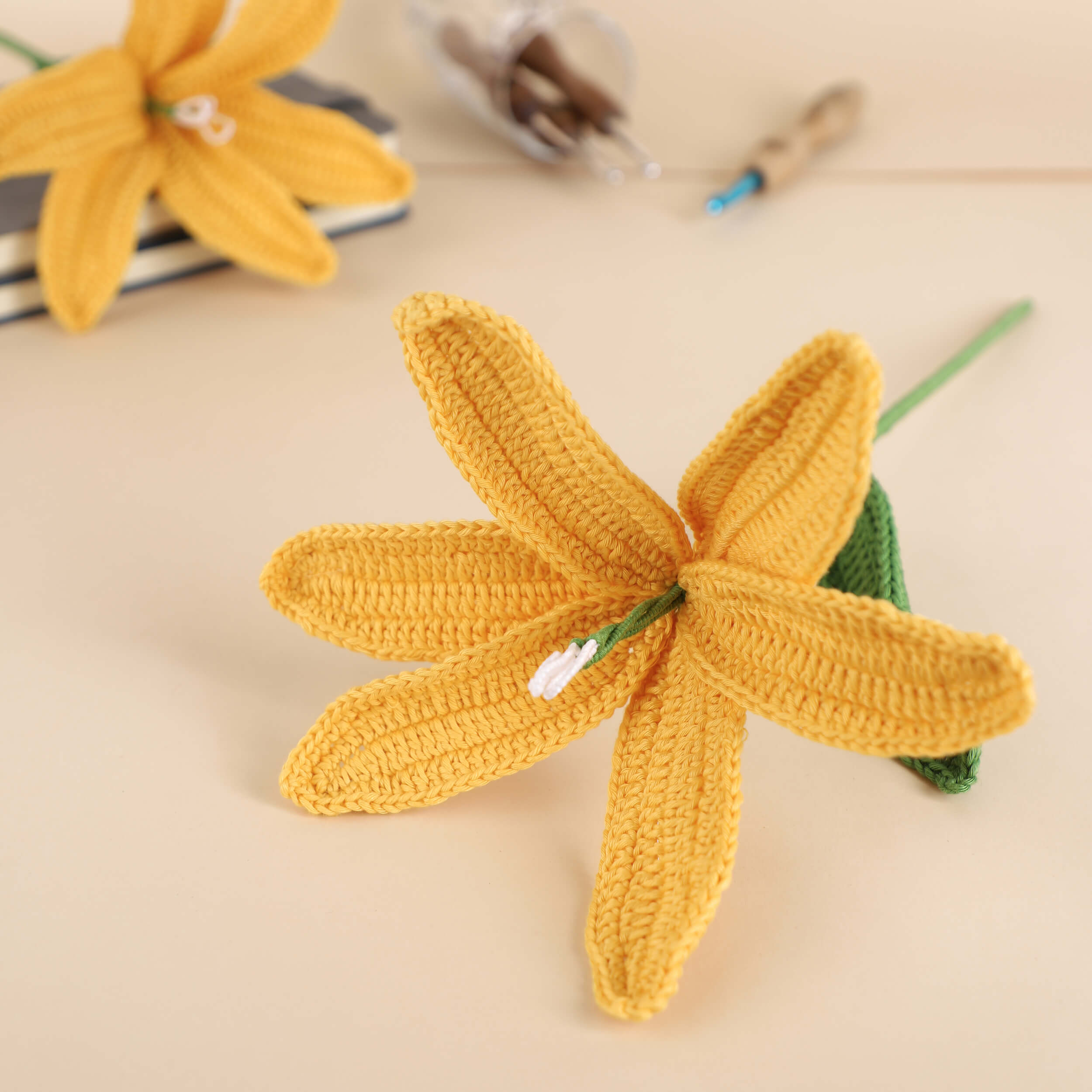 Lilies - Handcrafted Crochet Flowers