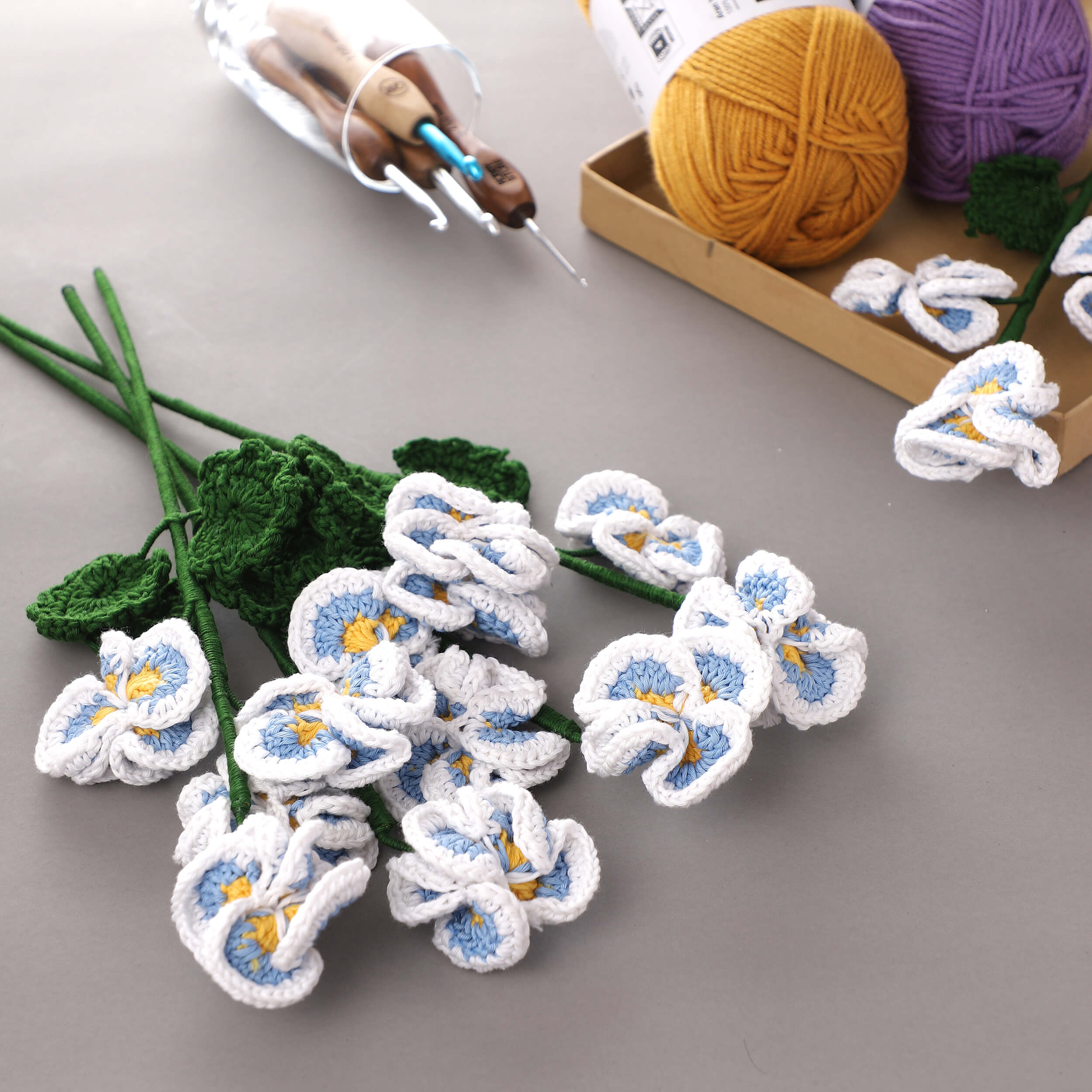 Pansy - Handcrafted Crochet Flowers