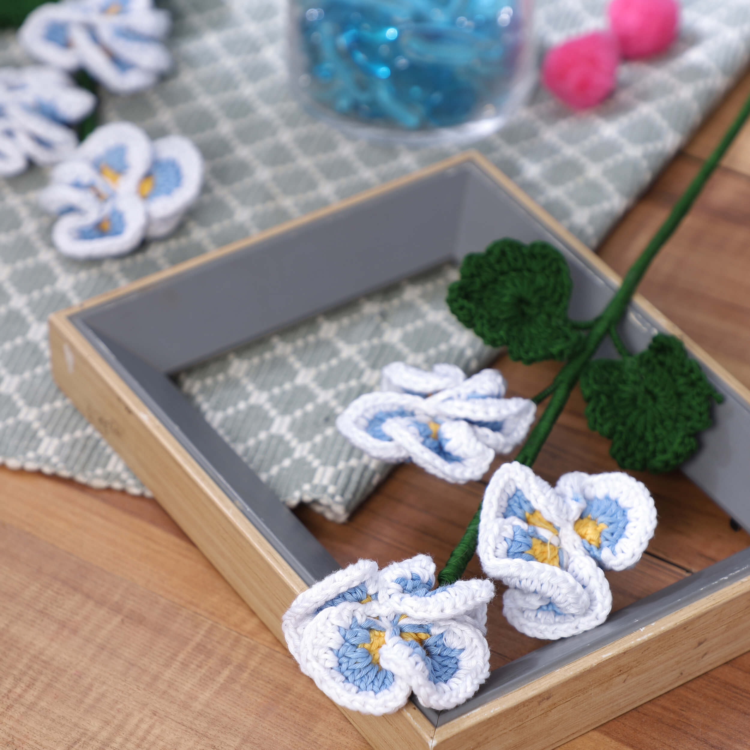 Pansy - Handcrafted Crochet Flowers