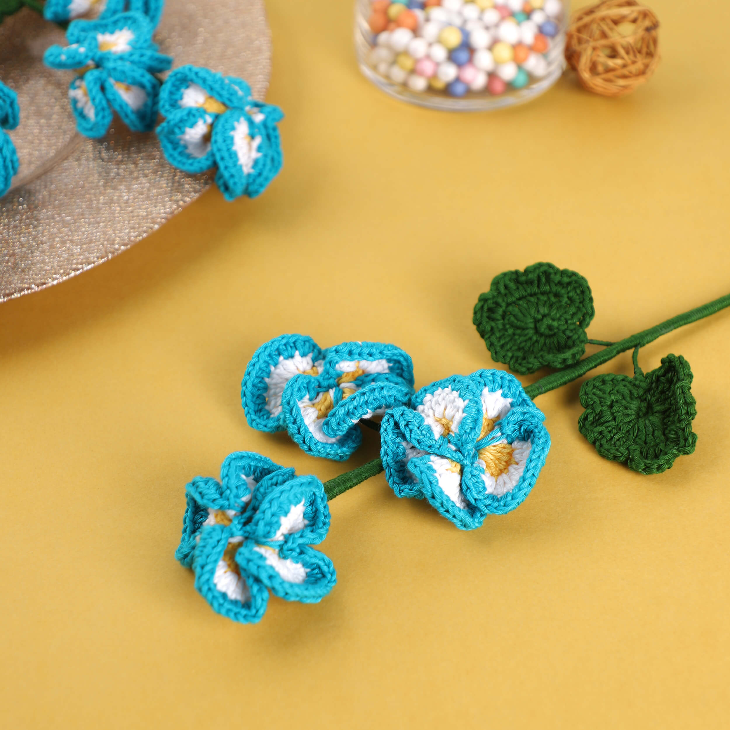 Pansy - Handcrafted Crochet Flowers