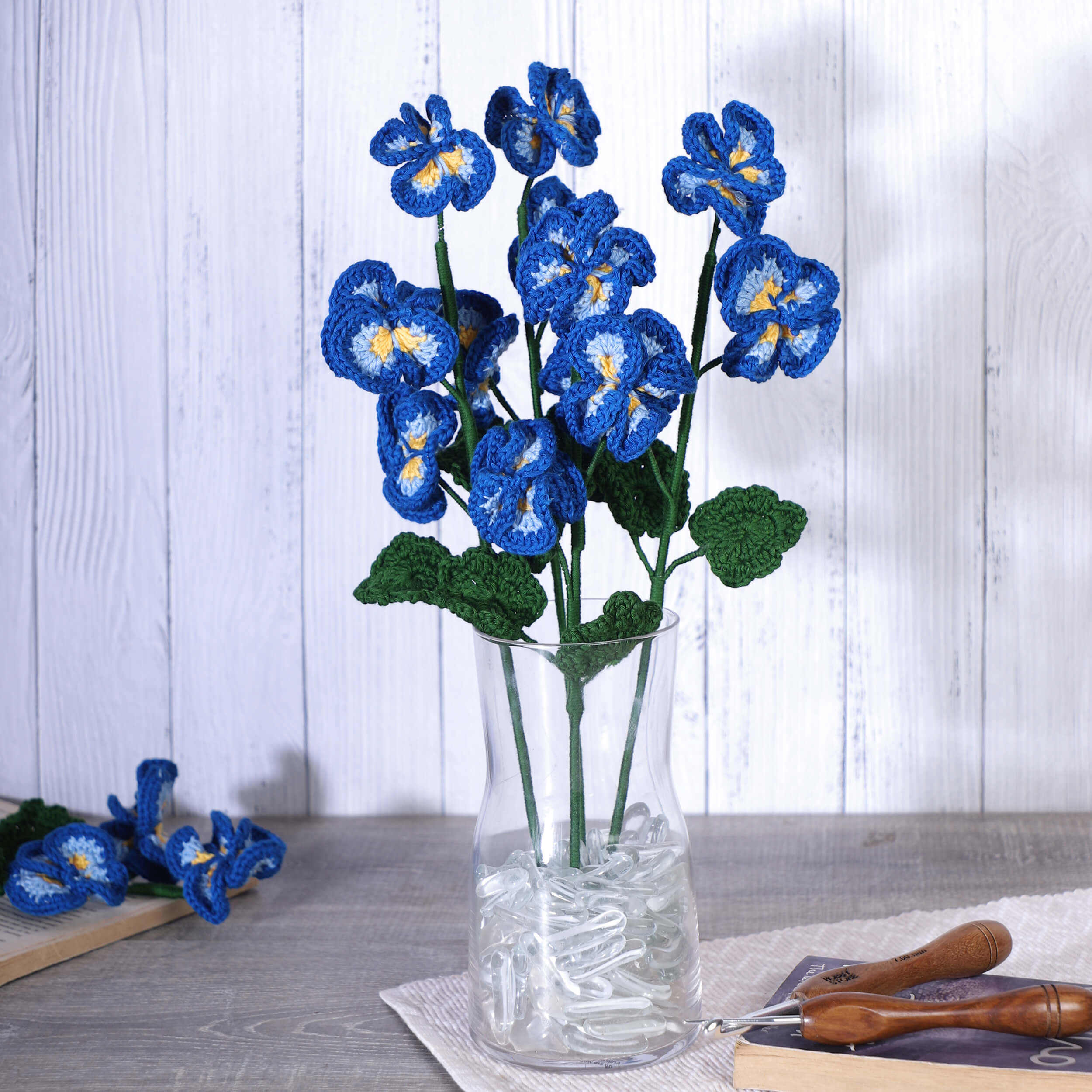 Pansy - Handcrafted Crochet Flowers