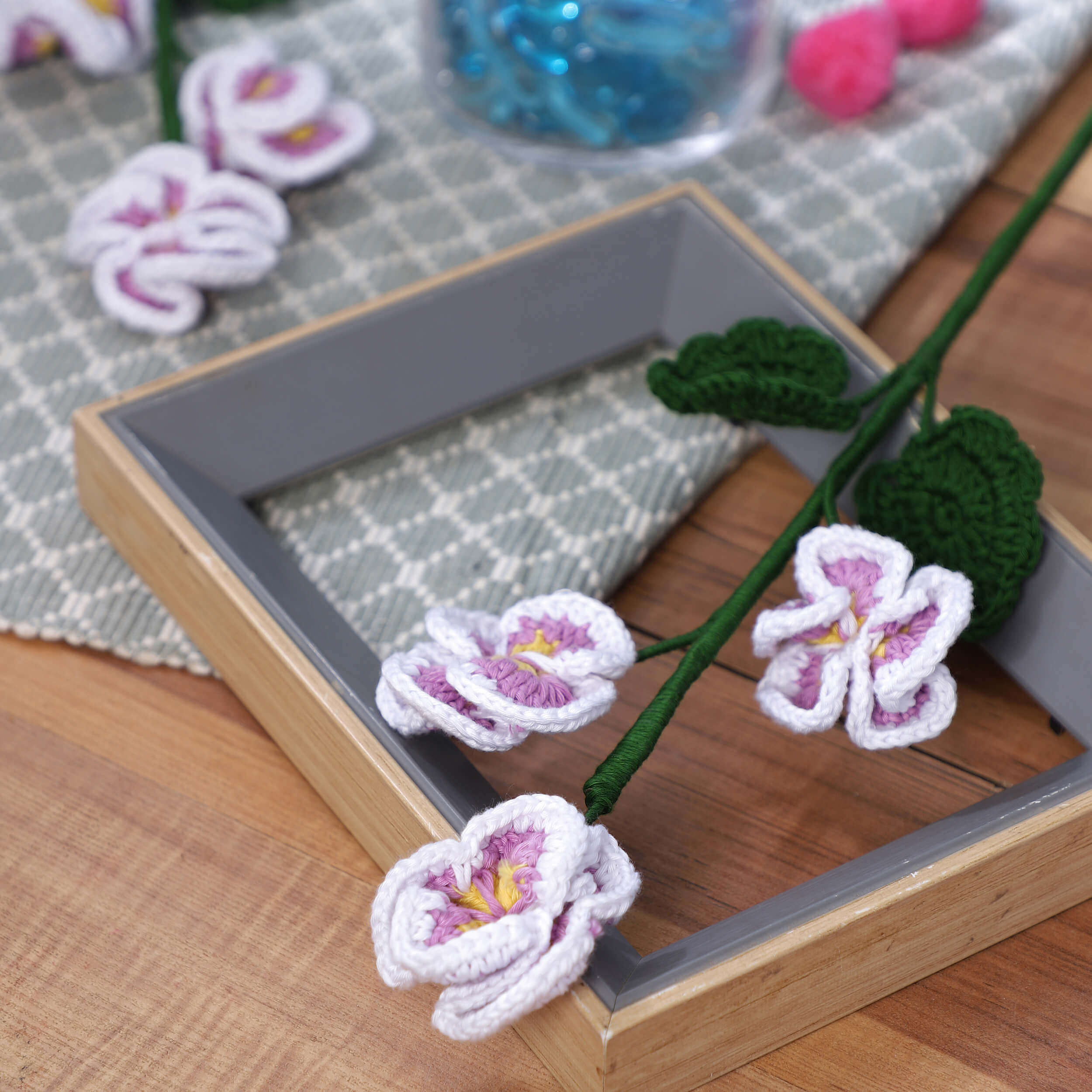 Pansy - Handcrafted Crochet Flowers