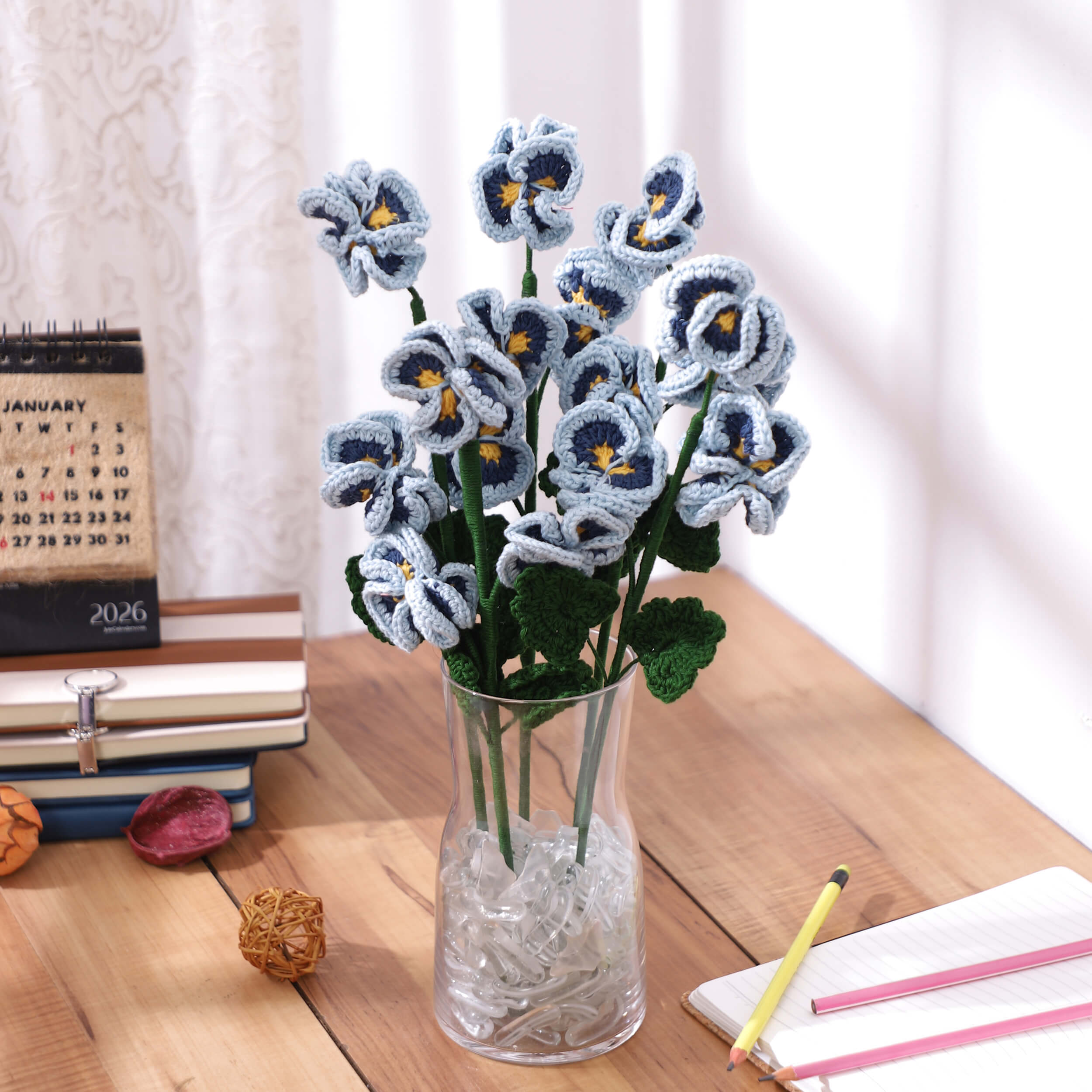 Pansy - Handcrafted Crochet Flowers