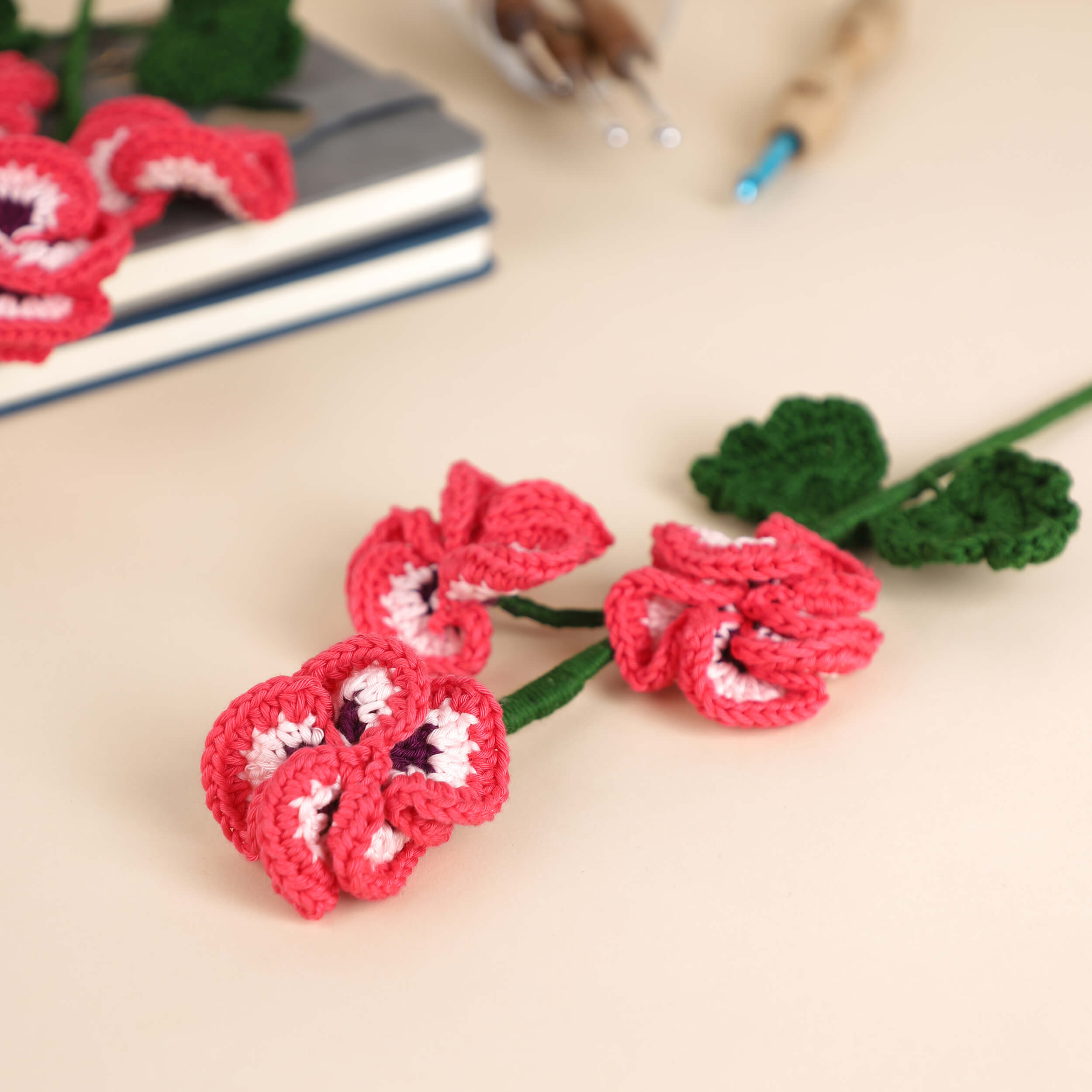 Pansy - Handcrafted Crochet Flowers