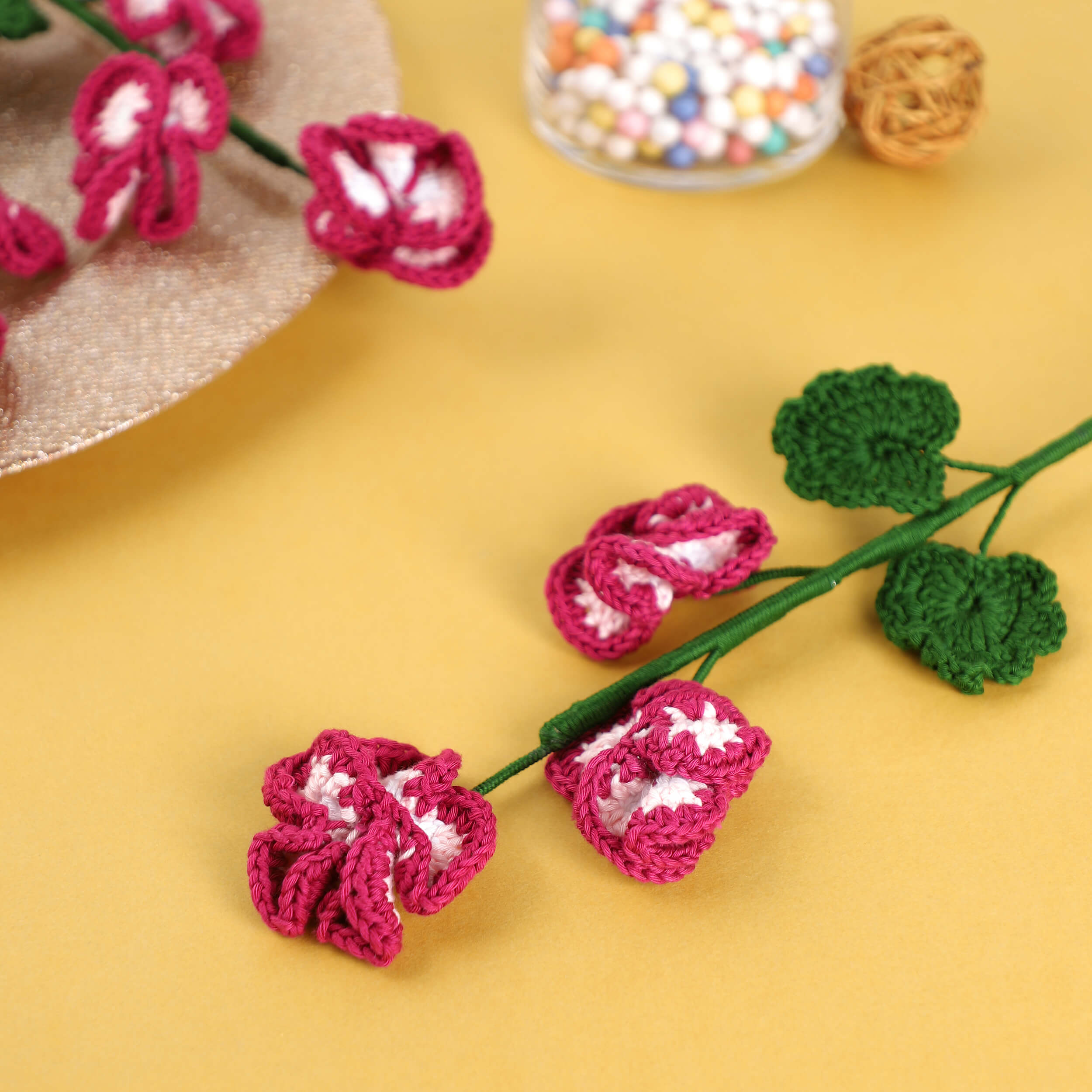 Pansy - Handcrafted Crochet Flowers