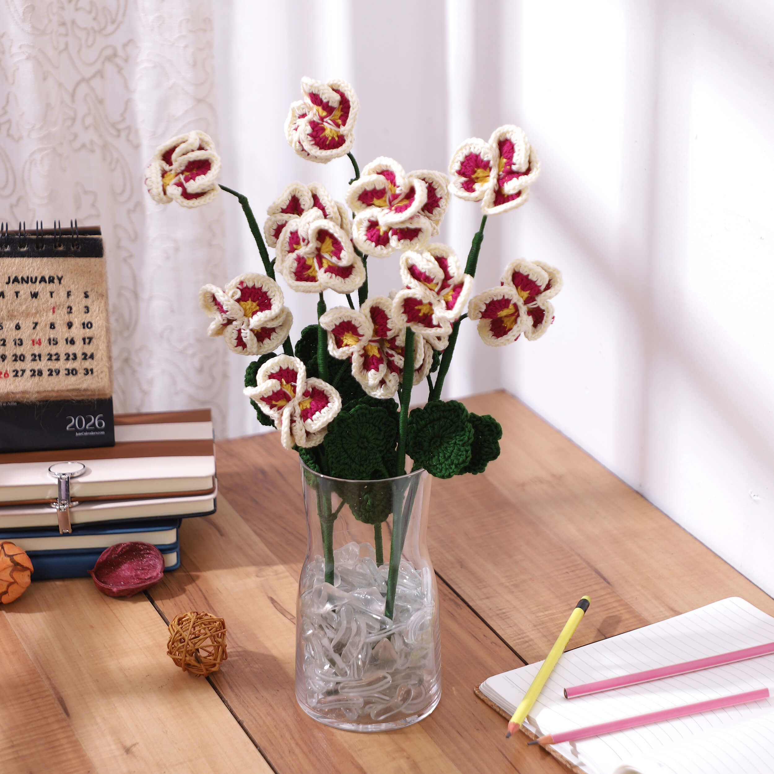 Pansy - Handcrafted Crochet Flowers