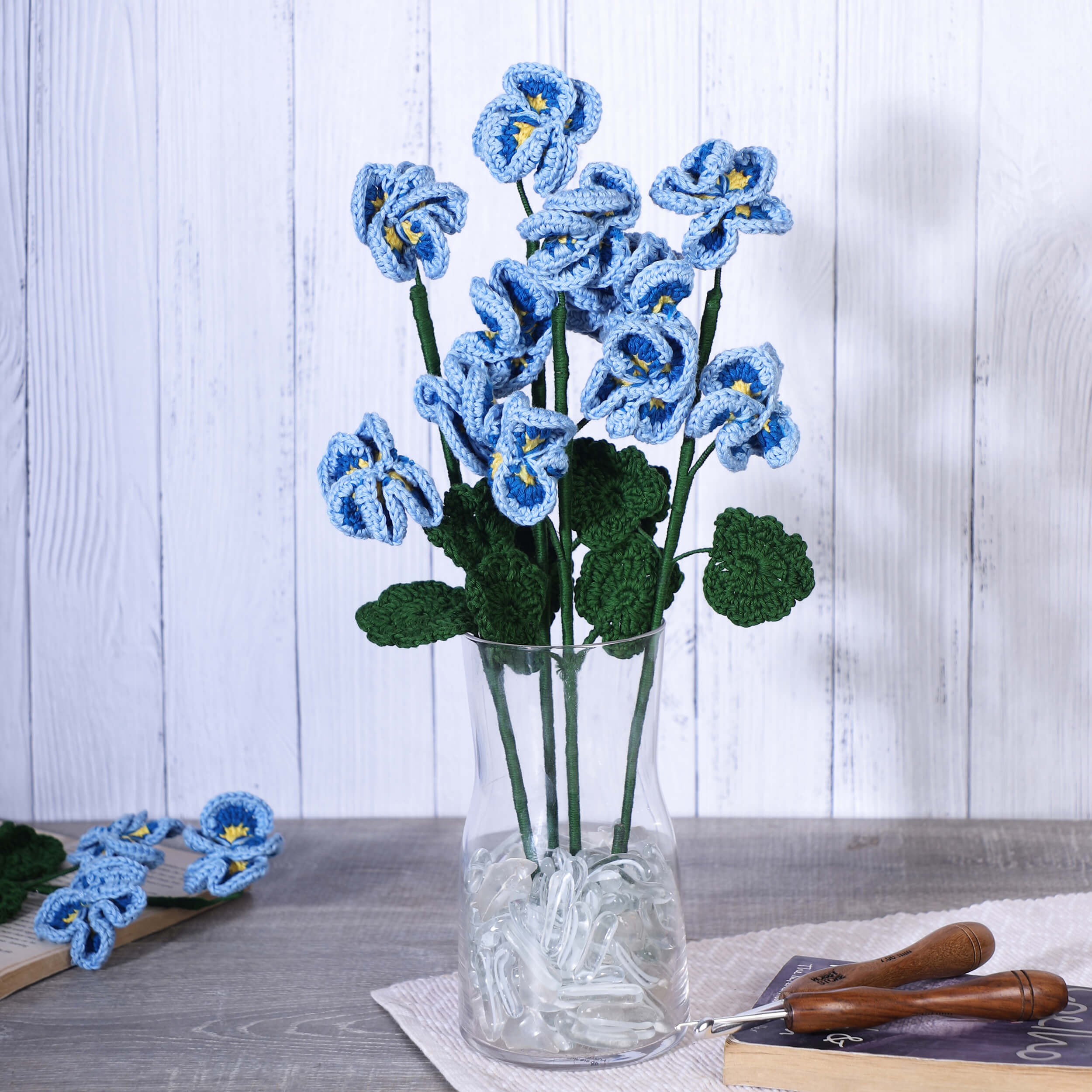 Pansy - Handcrafted Crochet Flowers