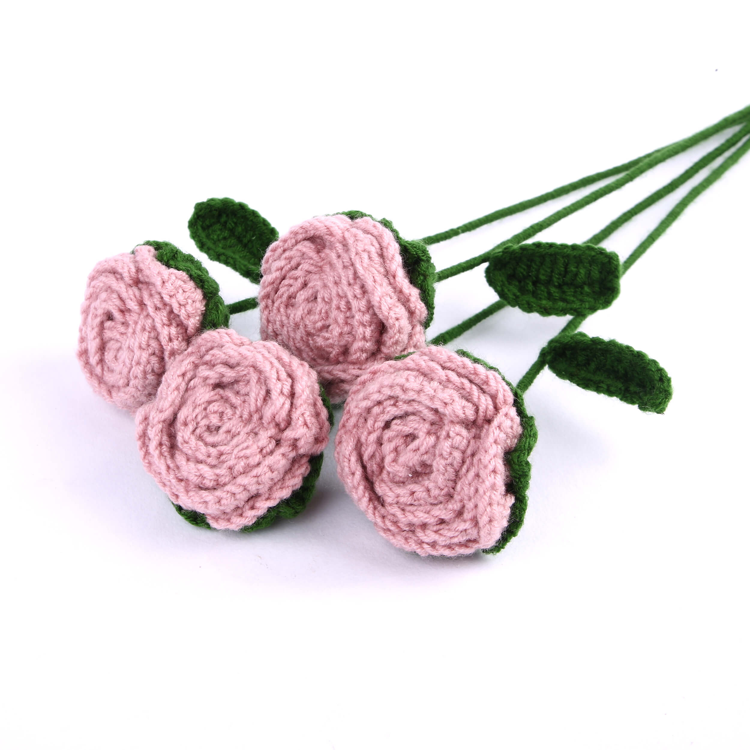 Radiant Roses - Handcrafted Crochet Flowers - Acrylic