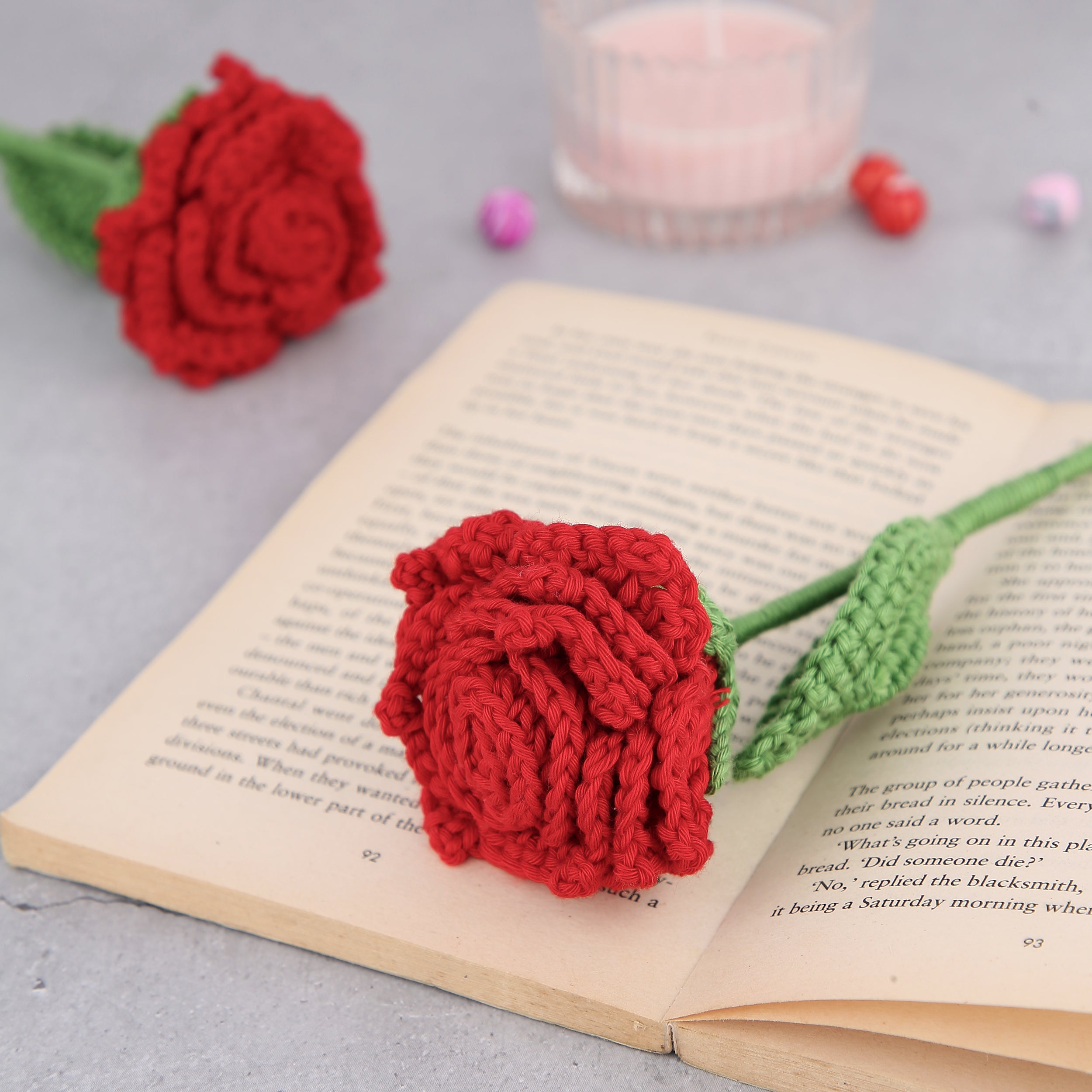 Radiant Roses - Handcrafted Crochet Flowers - Cotton