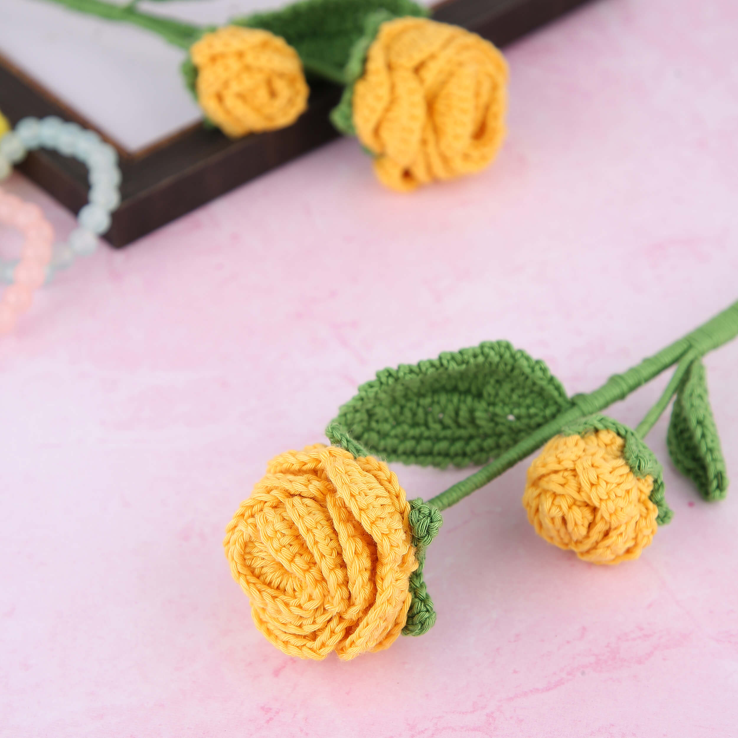 Branched Roses - Handcrafted Crochet Flowers
