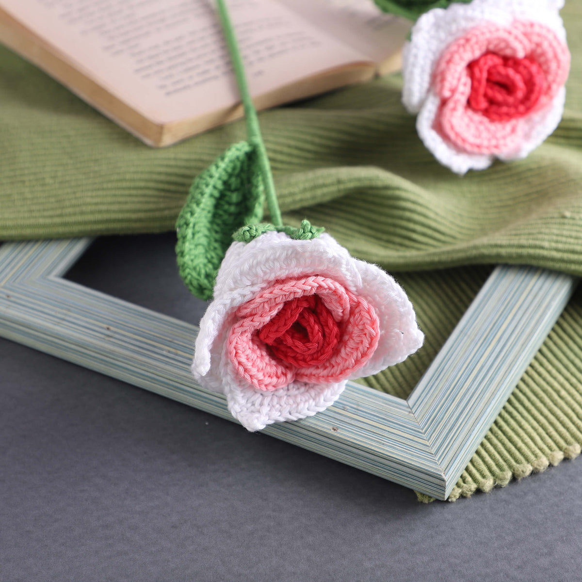 Diy Gradient Roses Gradient Roses - Handcrafted Crochet Flowers – Magic Needles