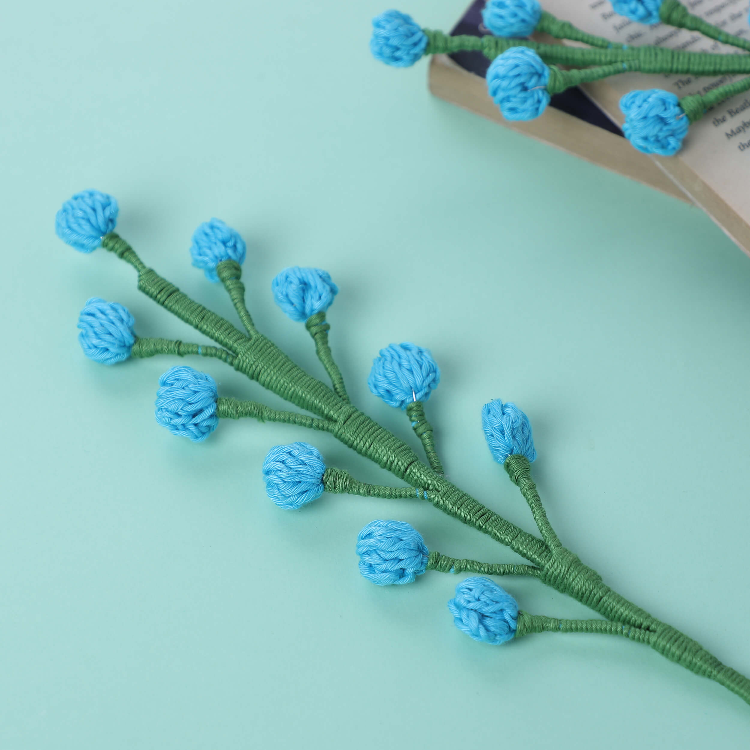 Snowberry Bouquet Fillers - Handcrafted Crochet Flowers