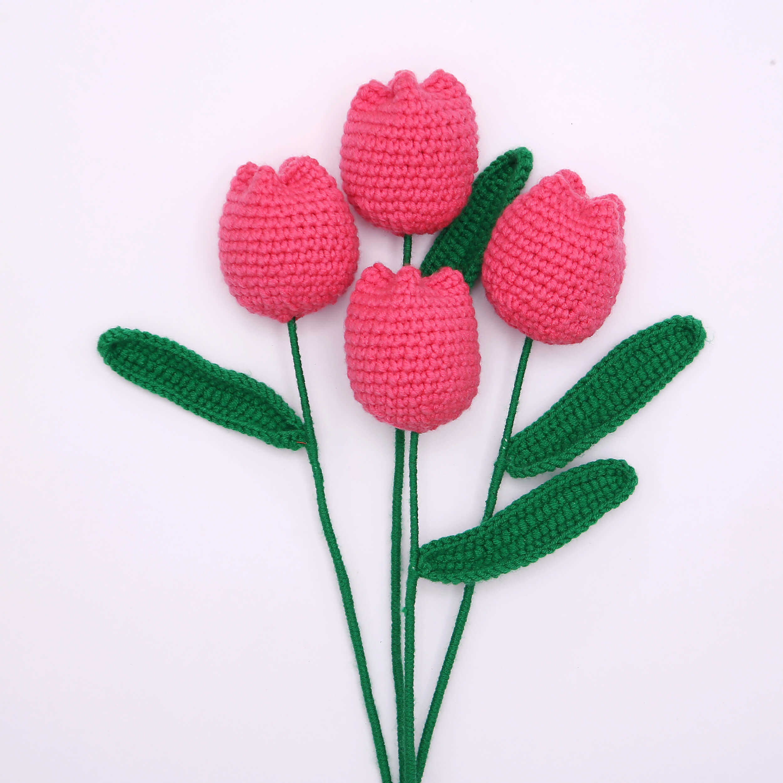 Tulip Buds - Handcrafted Crochet Flowers