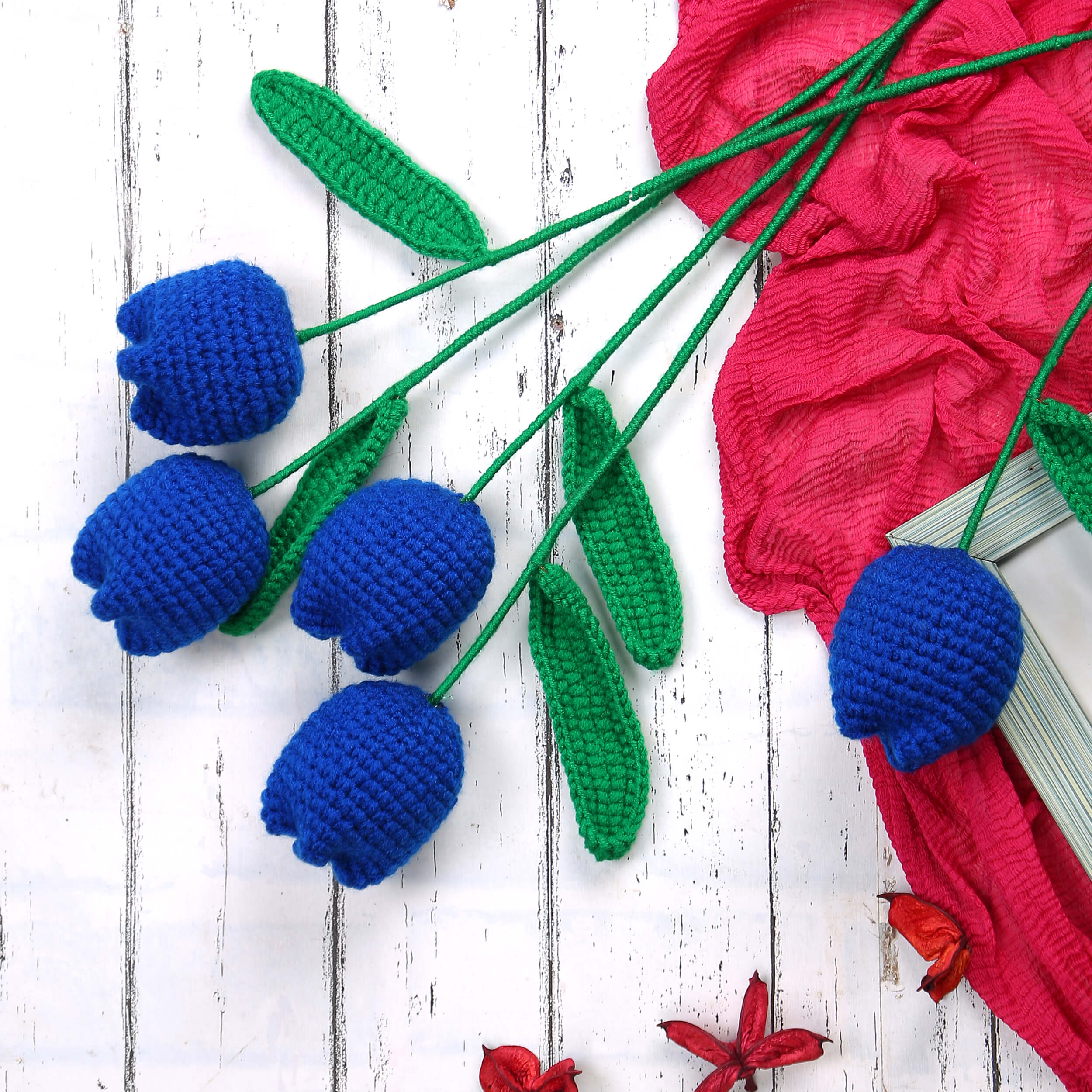 Tulip Buds - Handcrafted Crochet Flowers